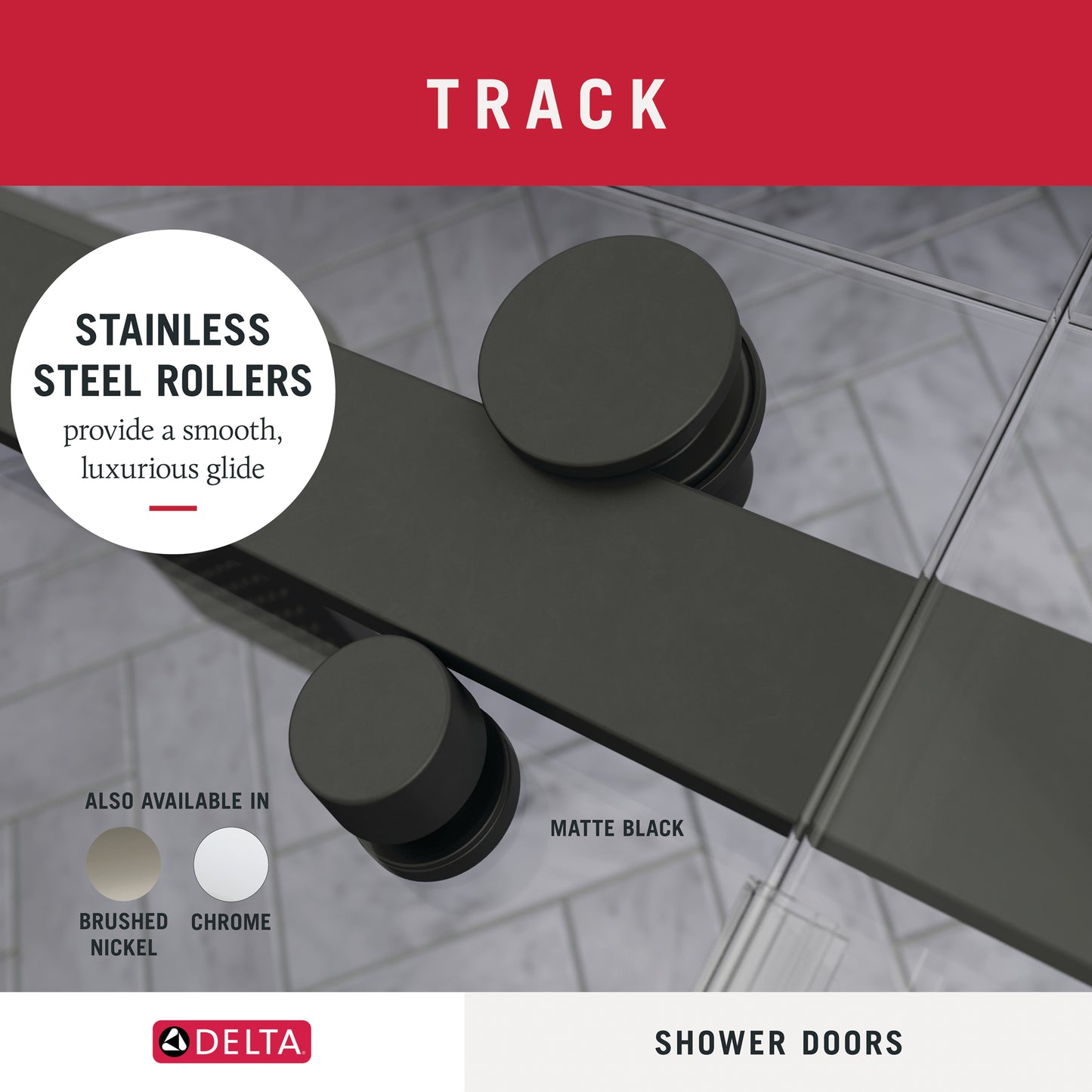 60" Shower / Clear / Matte Black