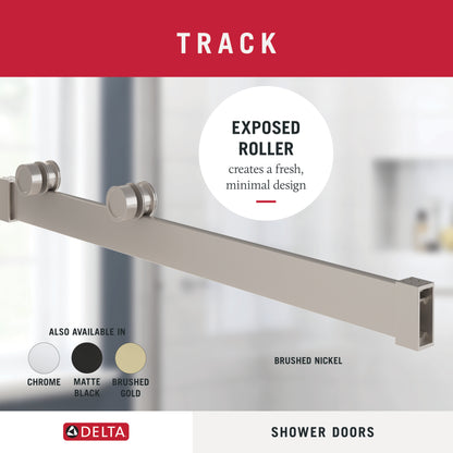 60" Bathtub / Clear / Shower Door Brushed Nickel