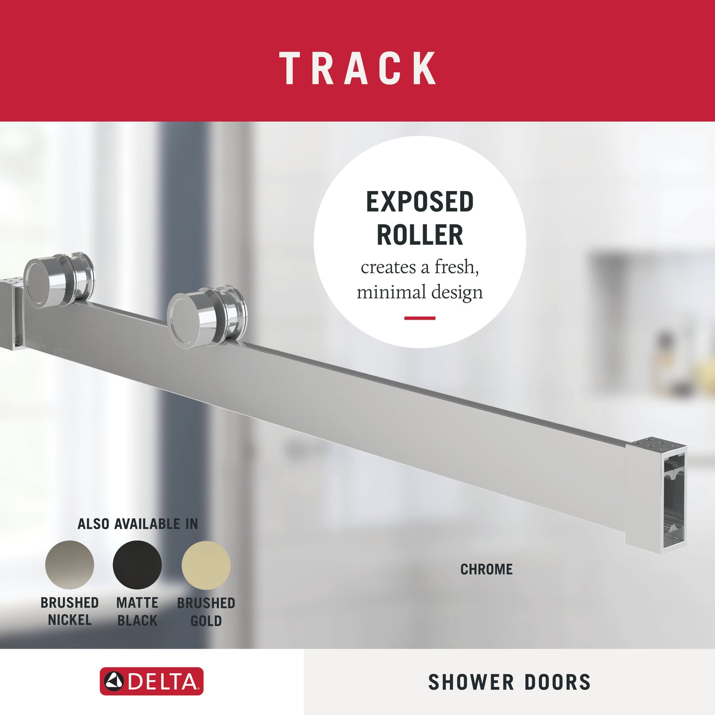 60" Shower / Clear / Polished Chrome