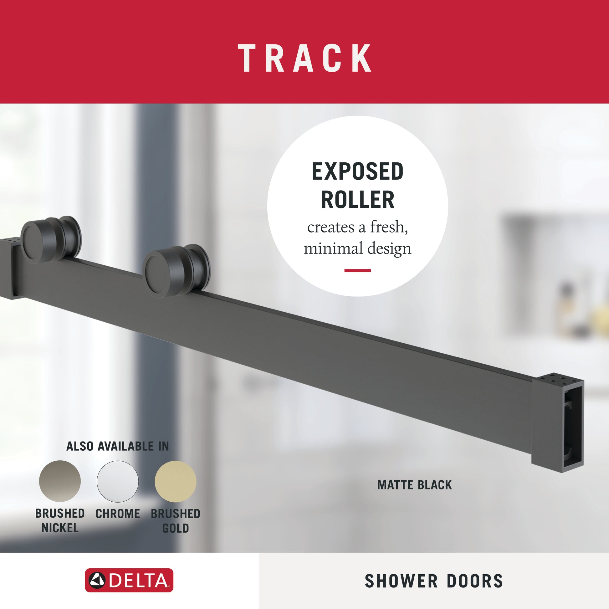 60" Shower / Clear / Matte Black