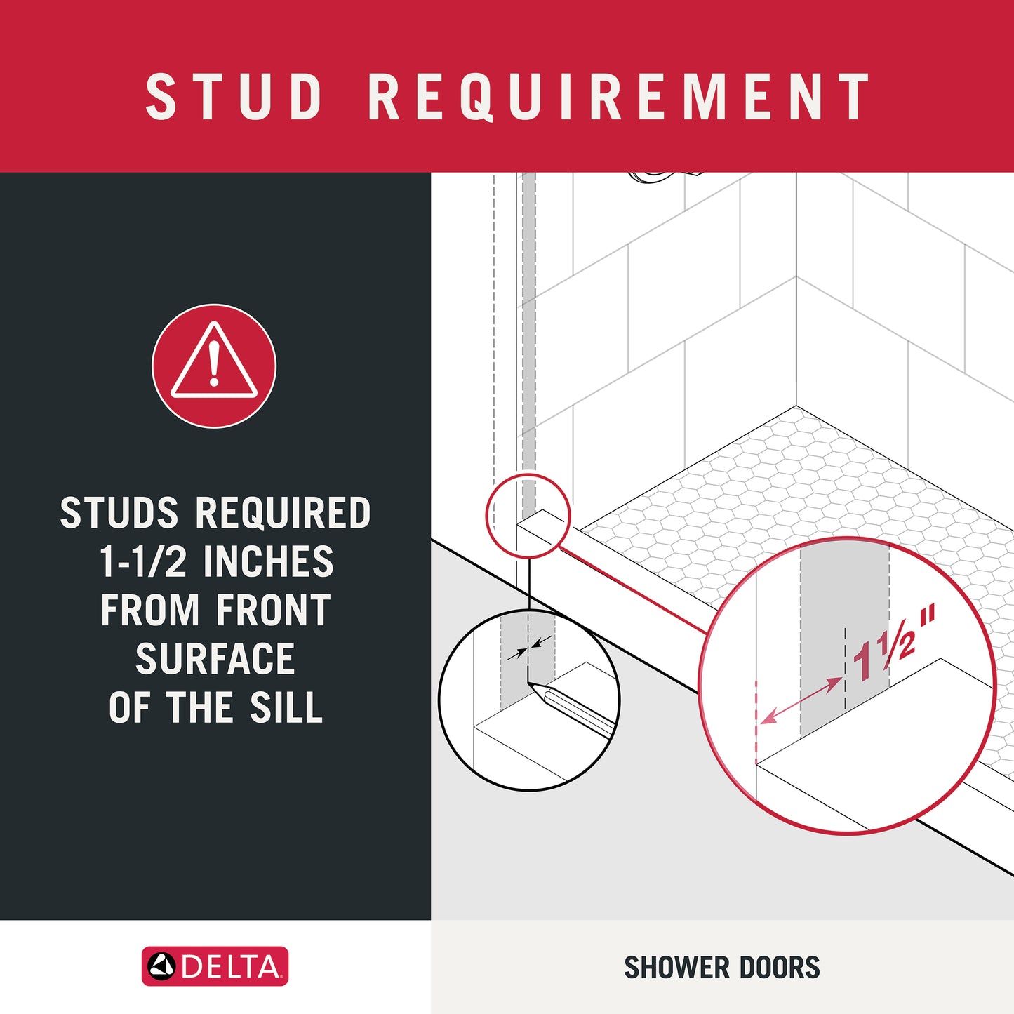 48" Shower / Clear / Shower Door Brushed Nickel