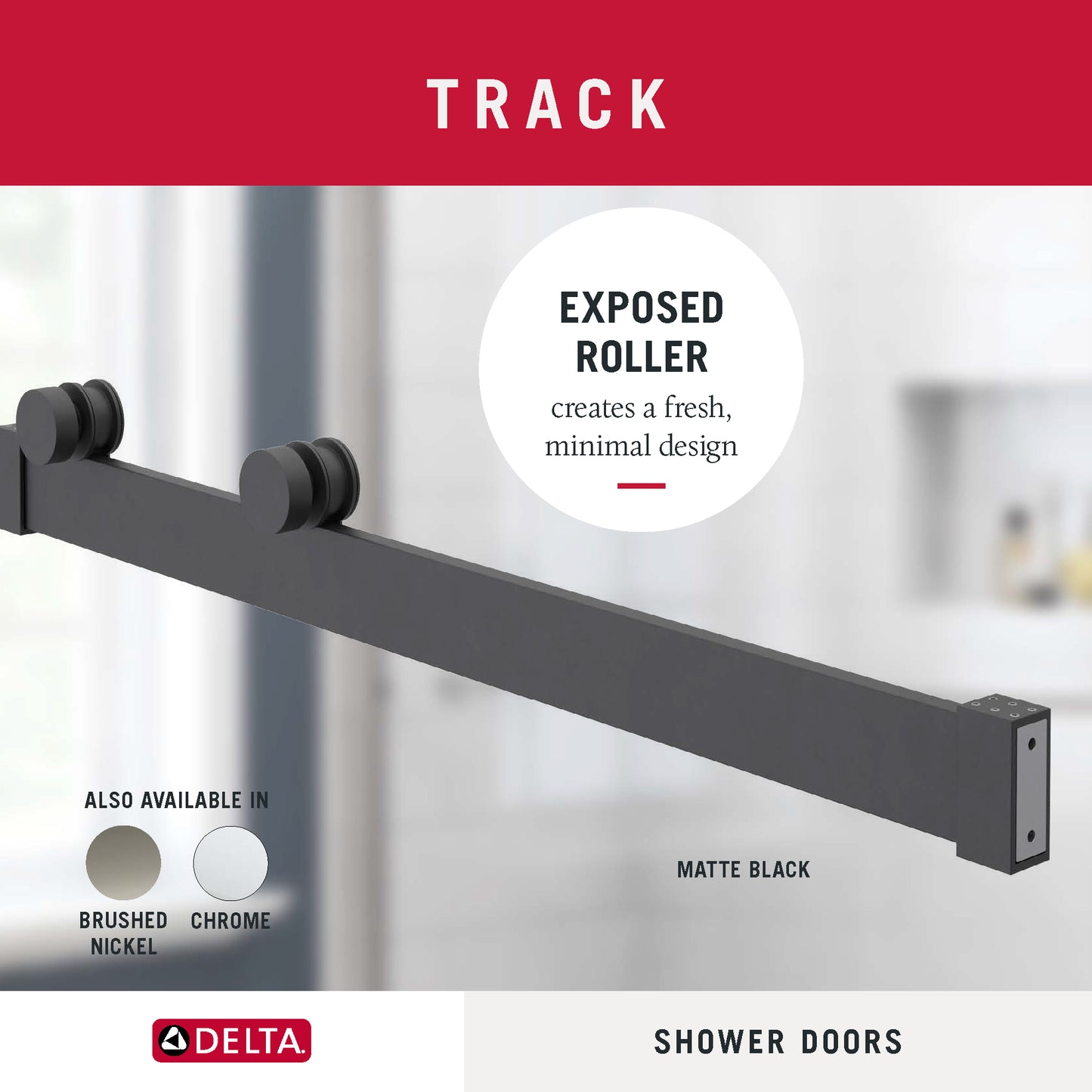 60" Shower / Clear / Matte Black