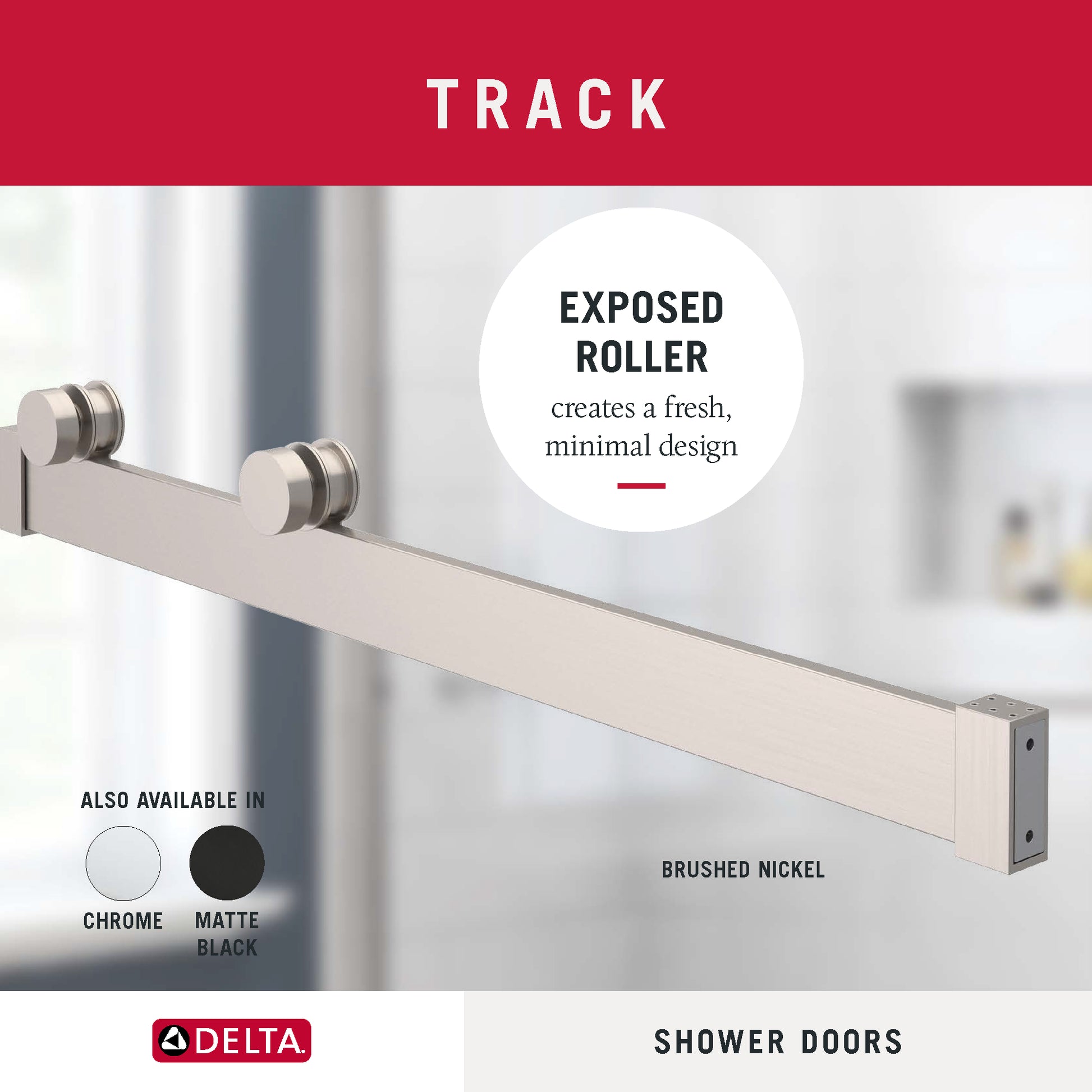 60" Shower / Clear / Brushed Nickel (Shower Door)