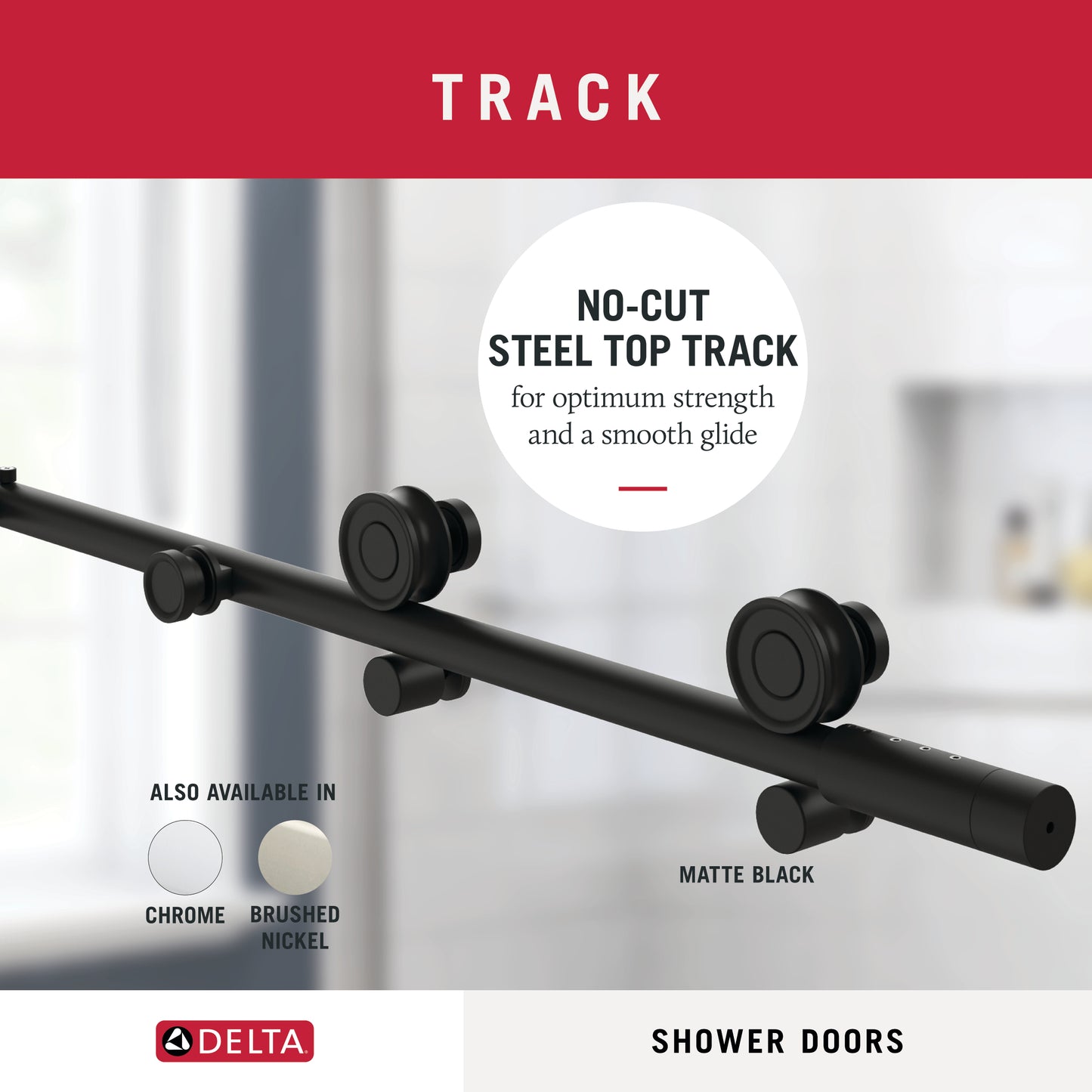 60" Shower / Clear / Matte Black