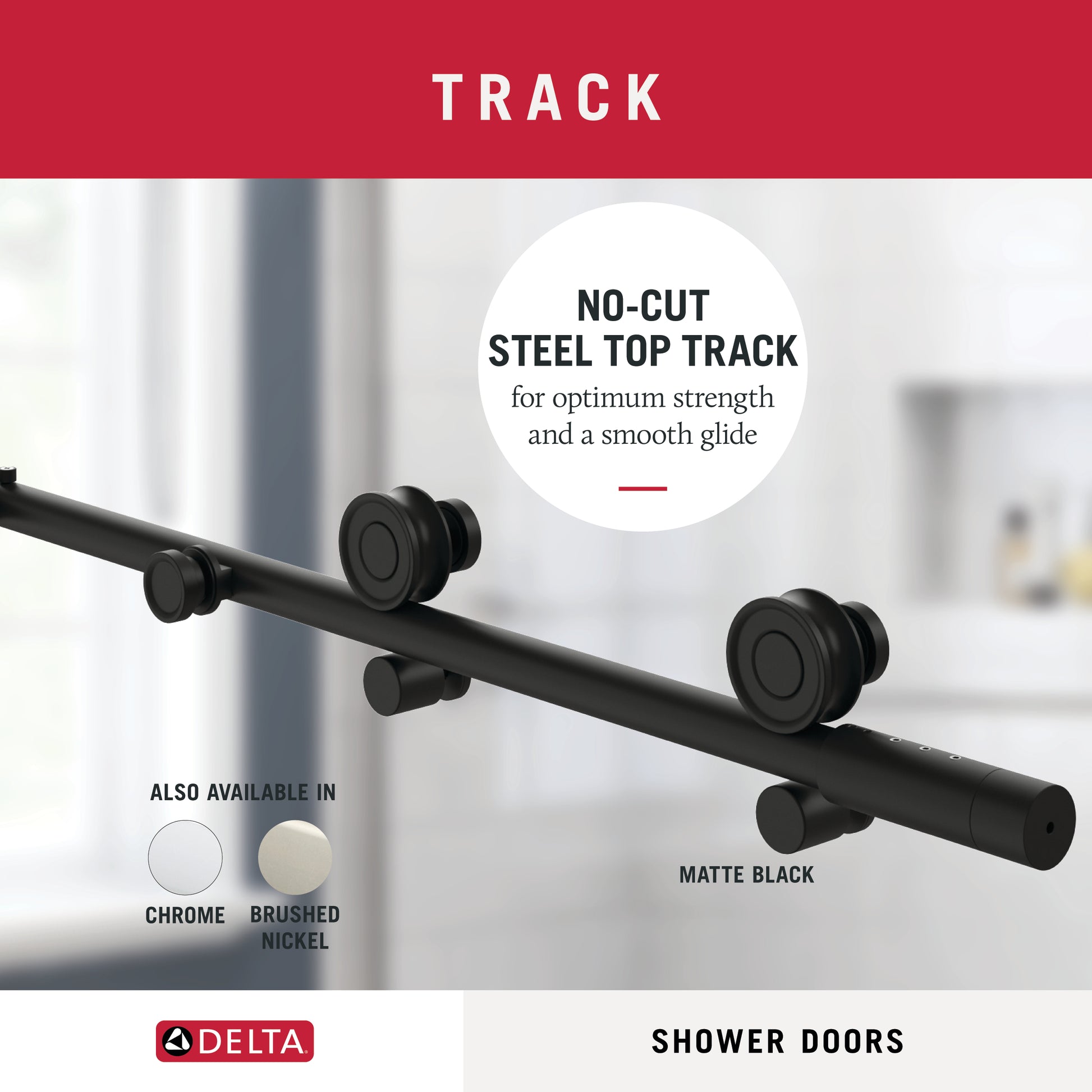 60" Shower / Clear / Matte Black