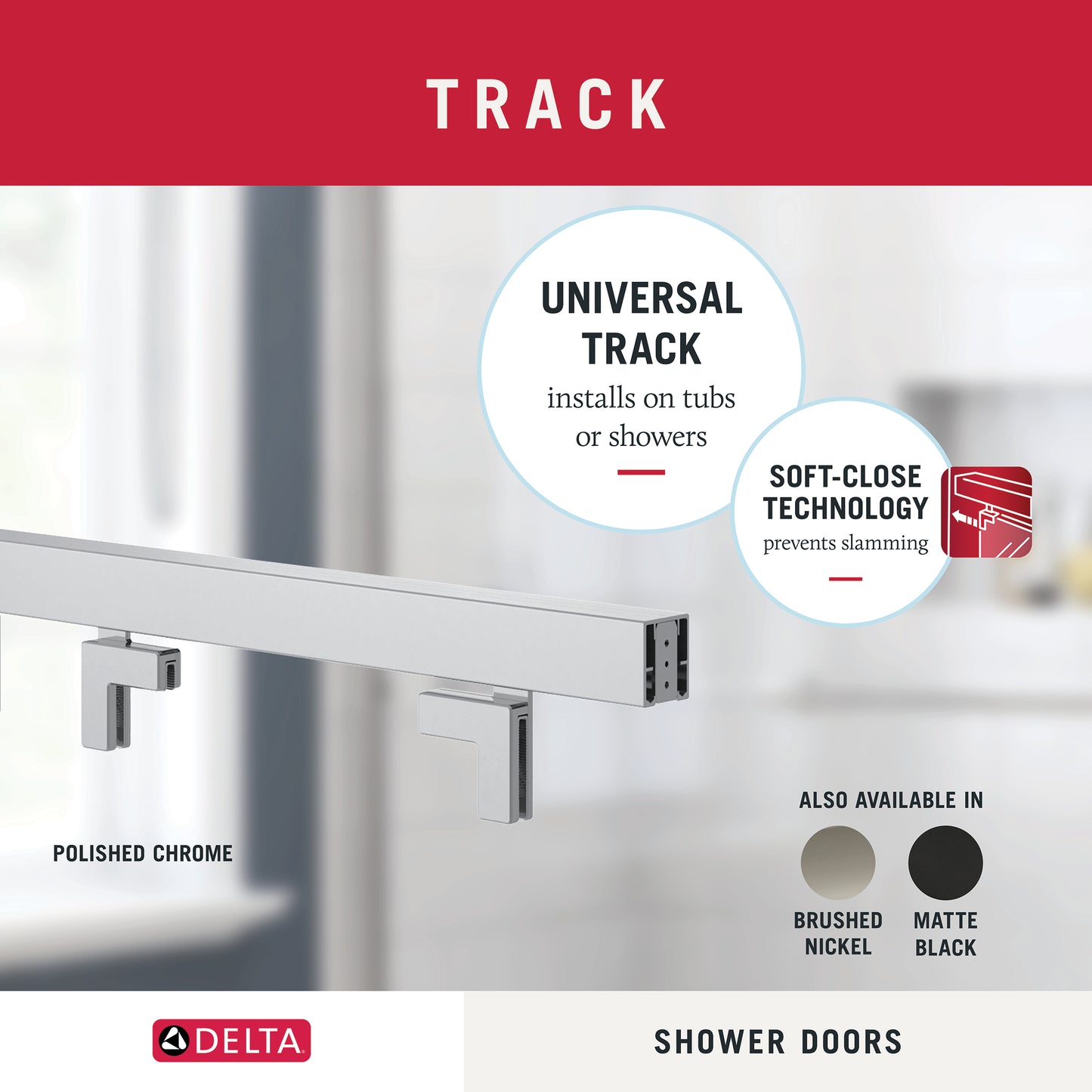 60" Bathtub / Clear / Chrome