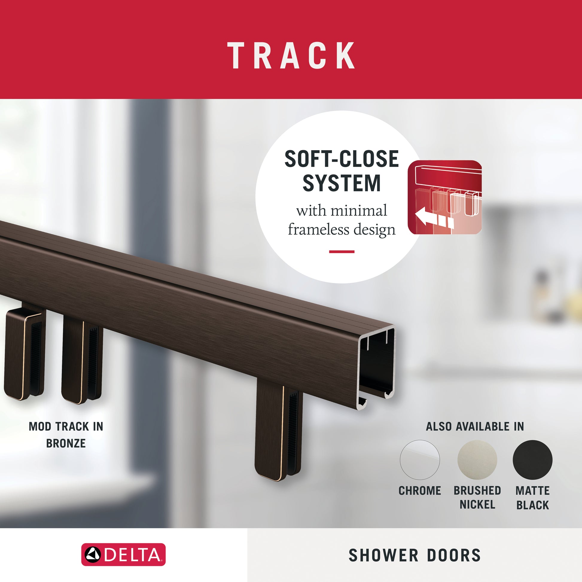 60" Shower / Transition / Delta Oil Rubbed Bronze