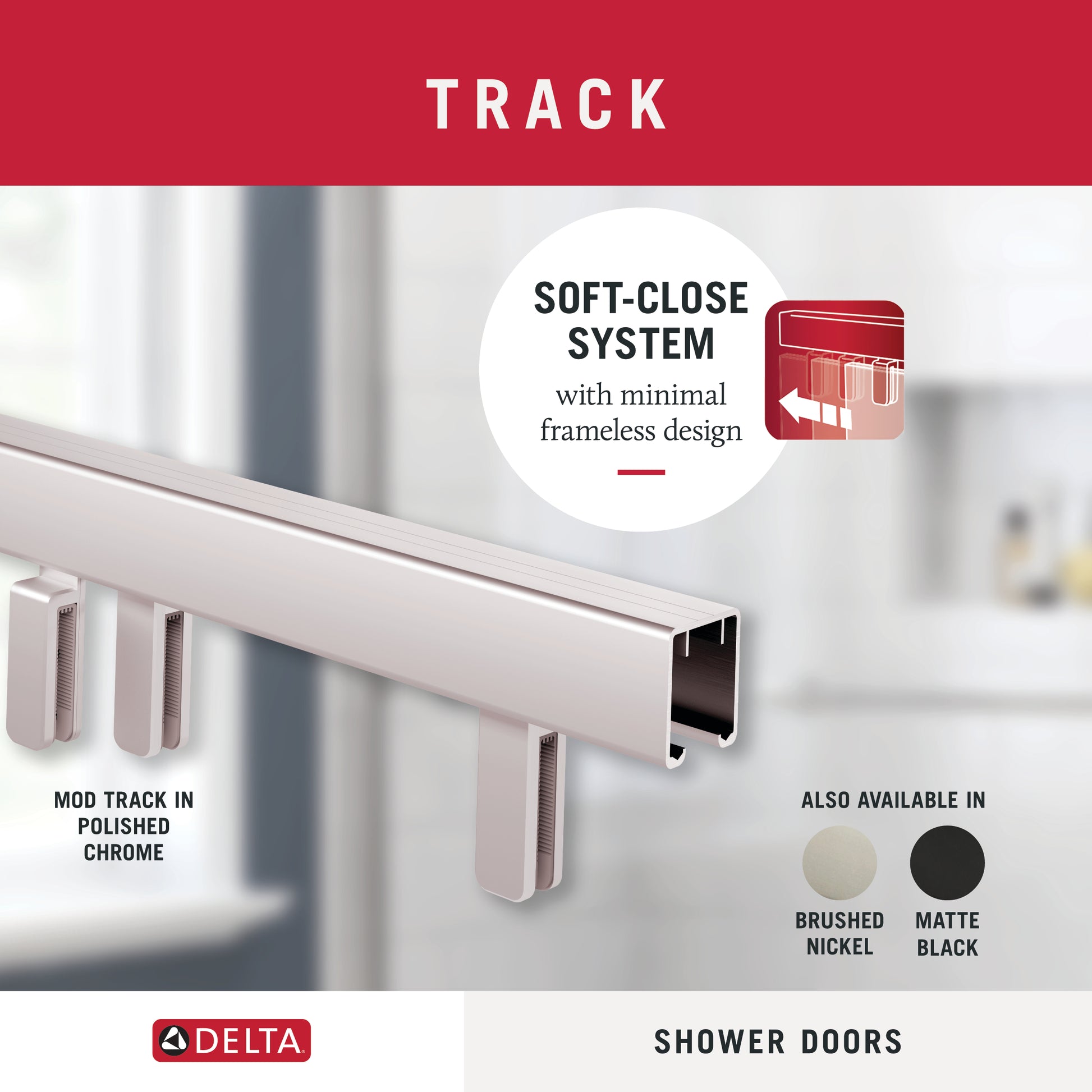 60" Shower / Clear / Polished Chrome