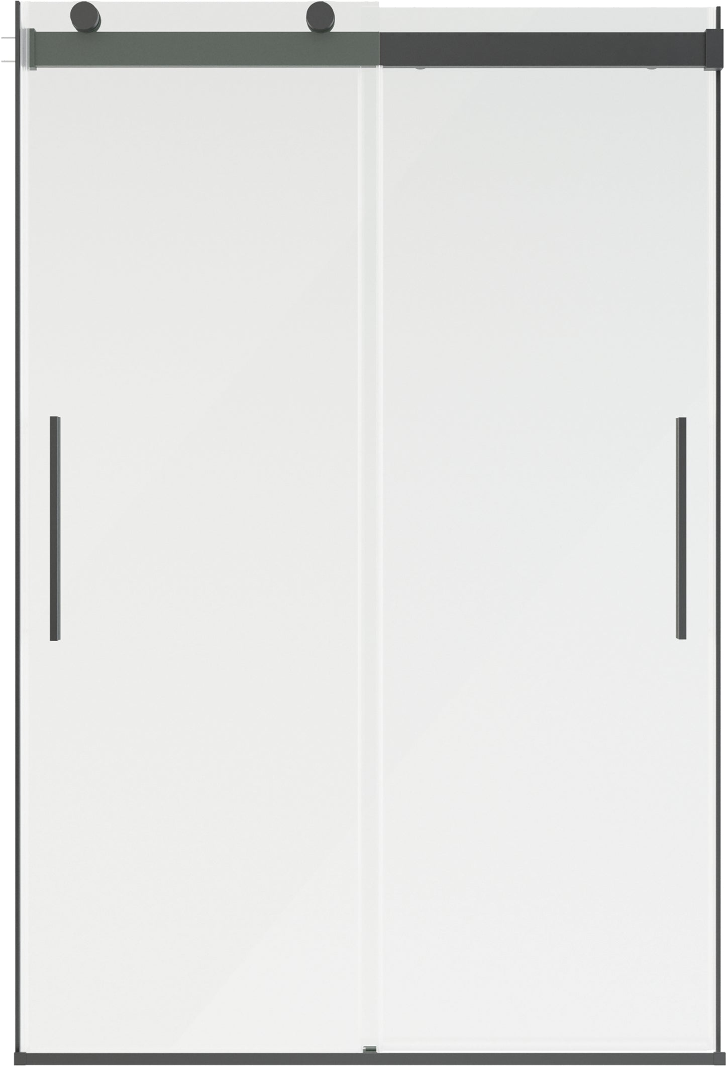 48" Shower / Clear / Matte Black