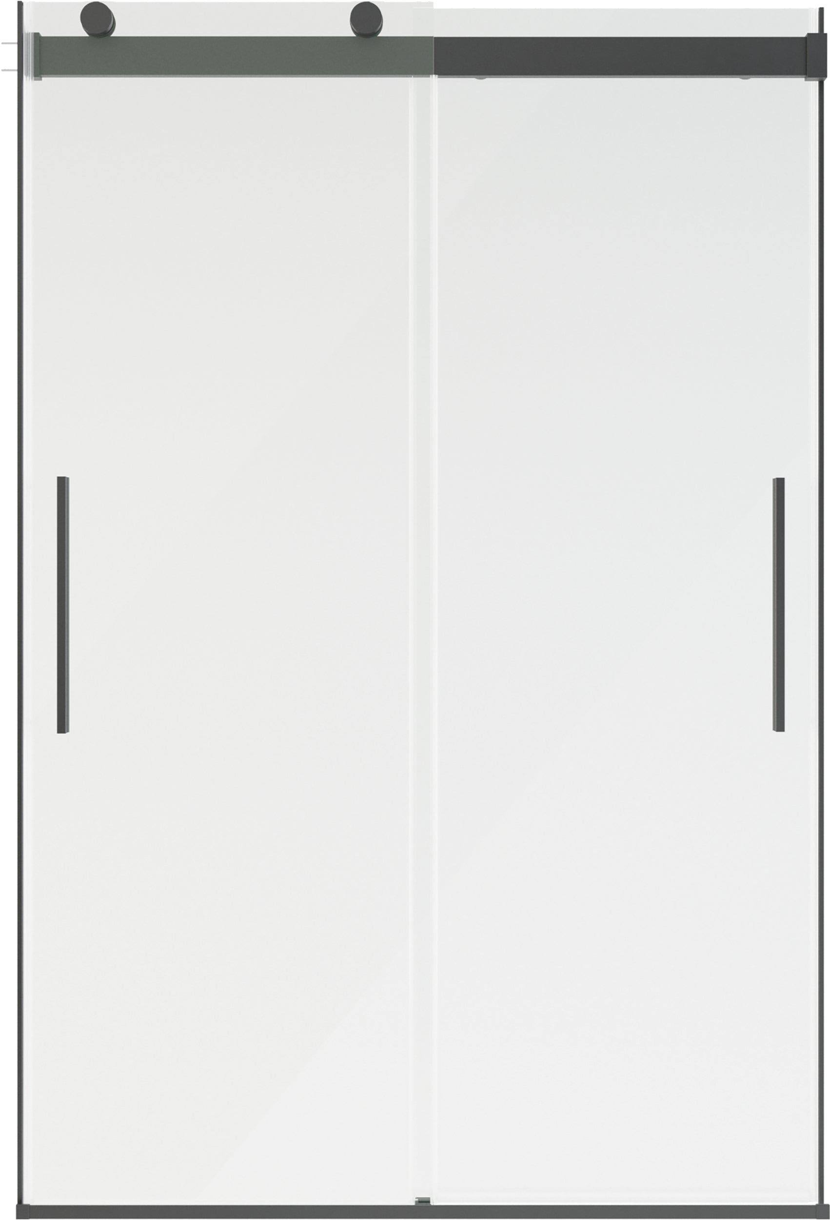 48" Shower / Clear / Matte Black