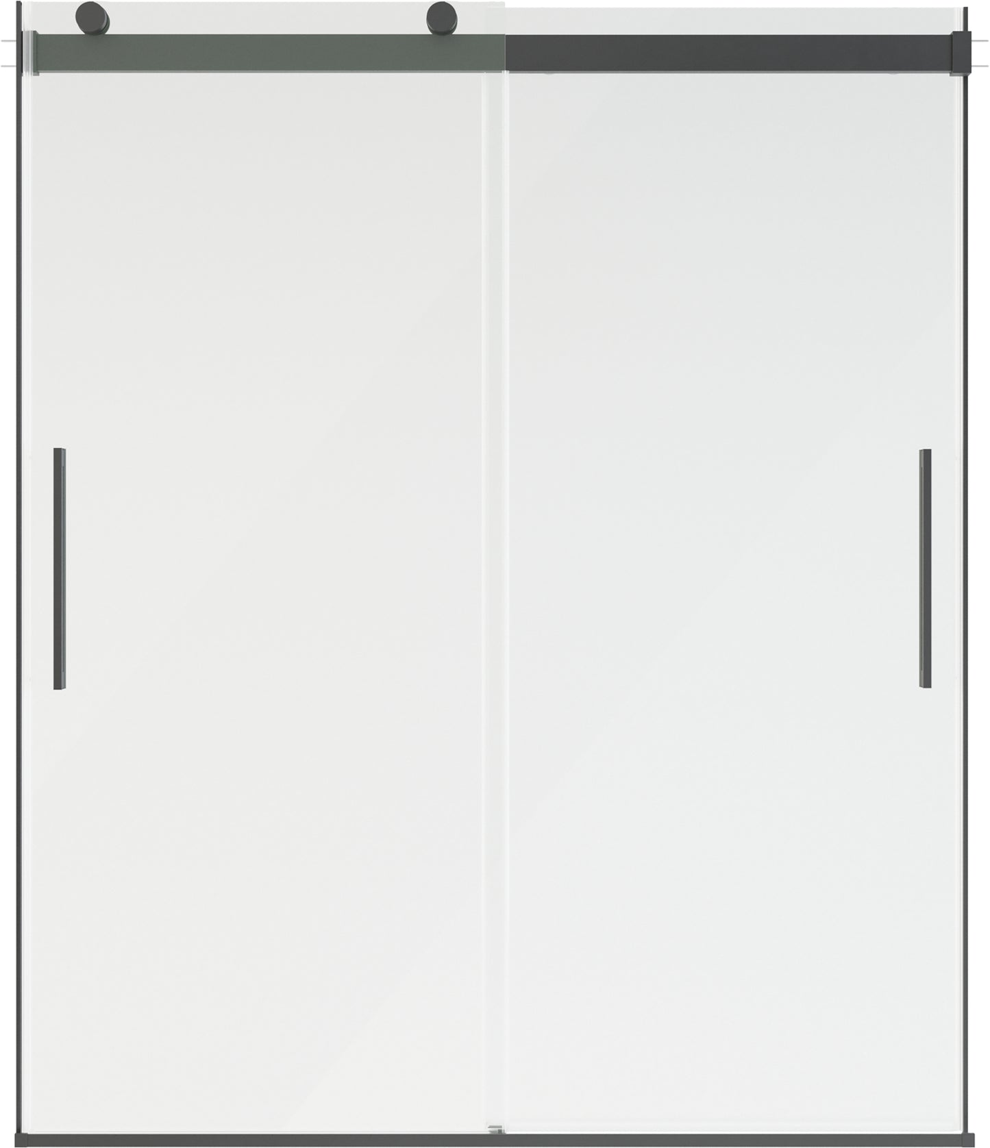 60" Shower / Clear / Matte Black