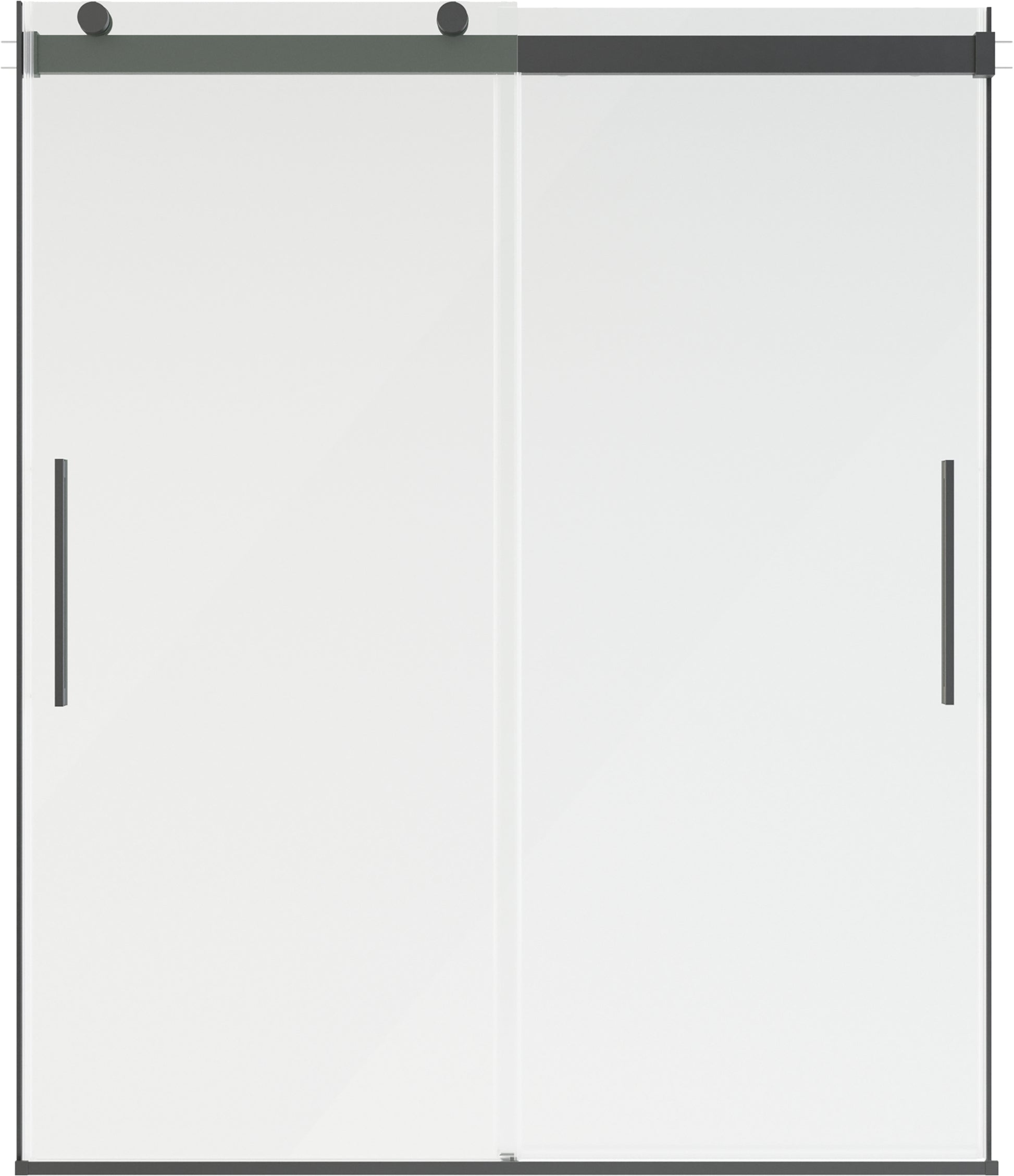 60" Shower / Clear / Matte Black