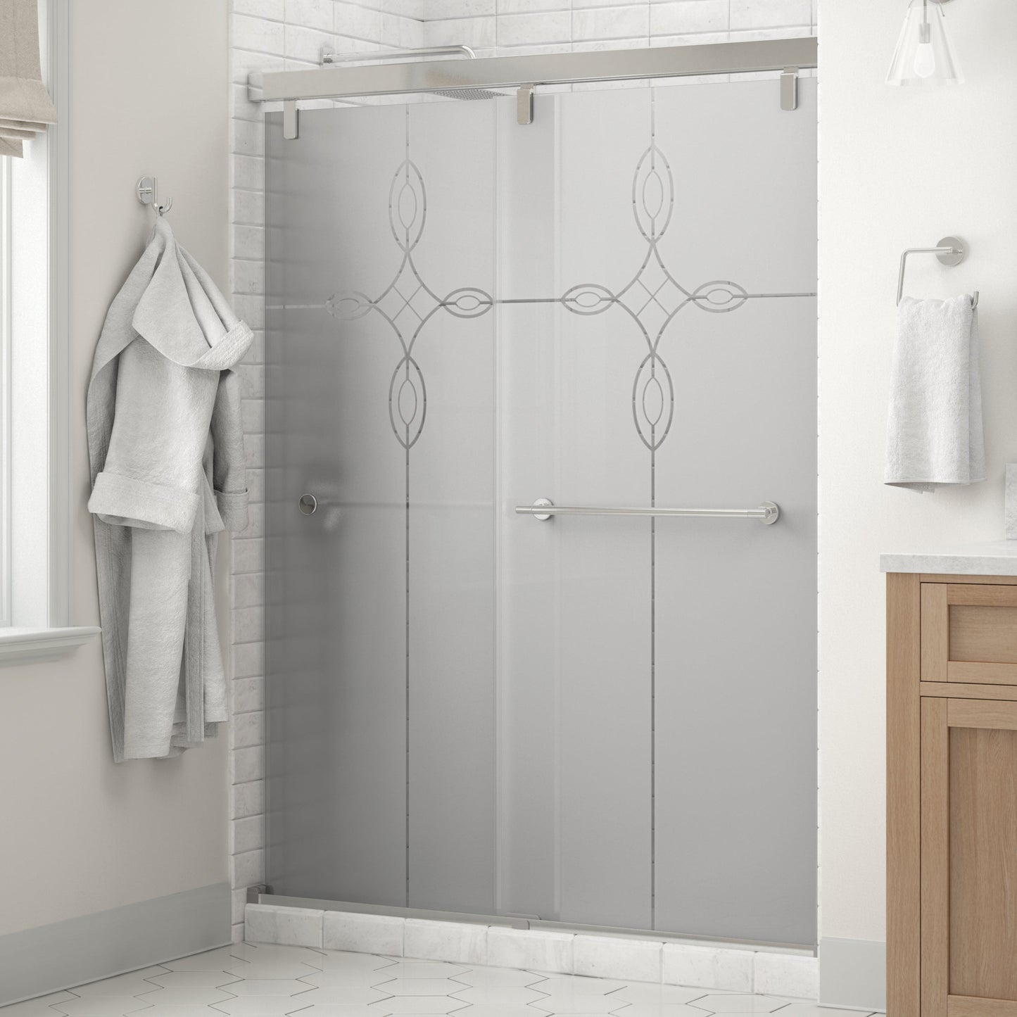 60" Shower / Tranquility / Polished Chrome