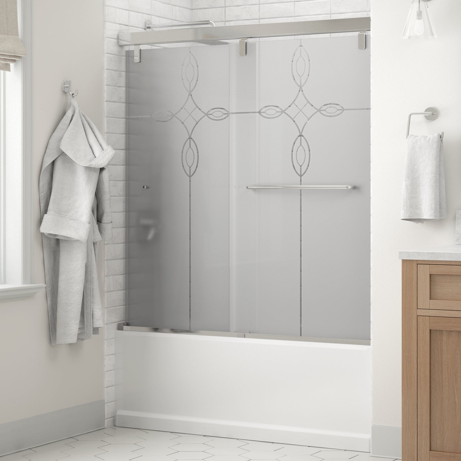 60" Bathtub / Tranquility / Polished Chrome