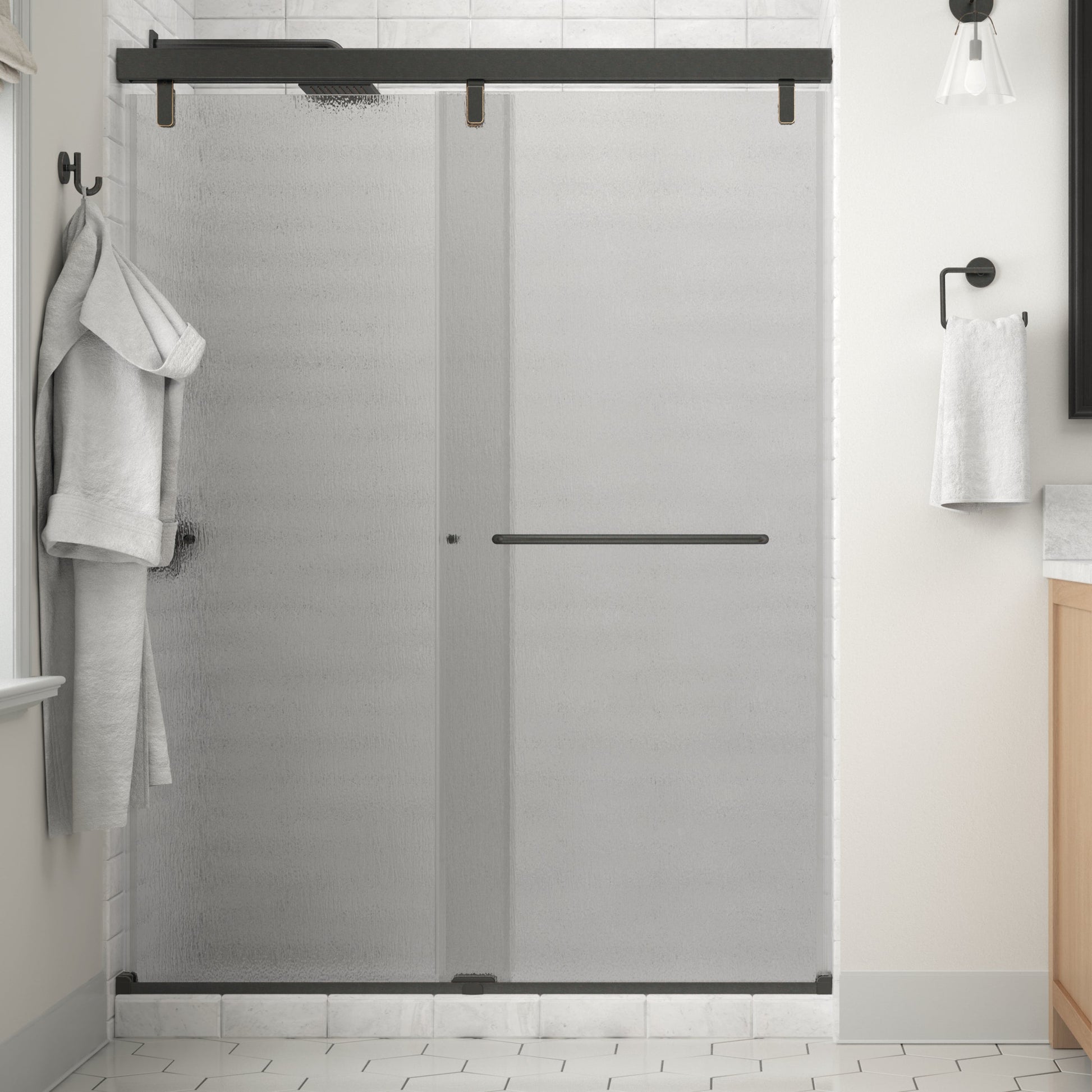 60" Shower / Rain / Delta Oil Rubbed Bronze