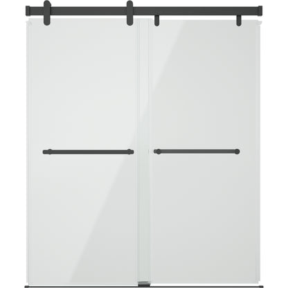 60" Shower / Clear / Matte Black