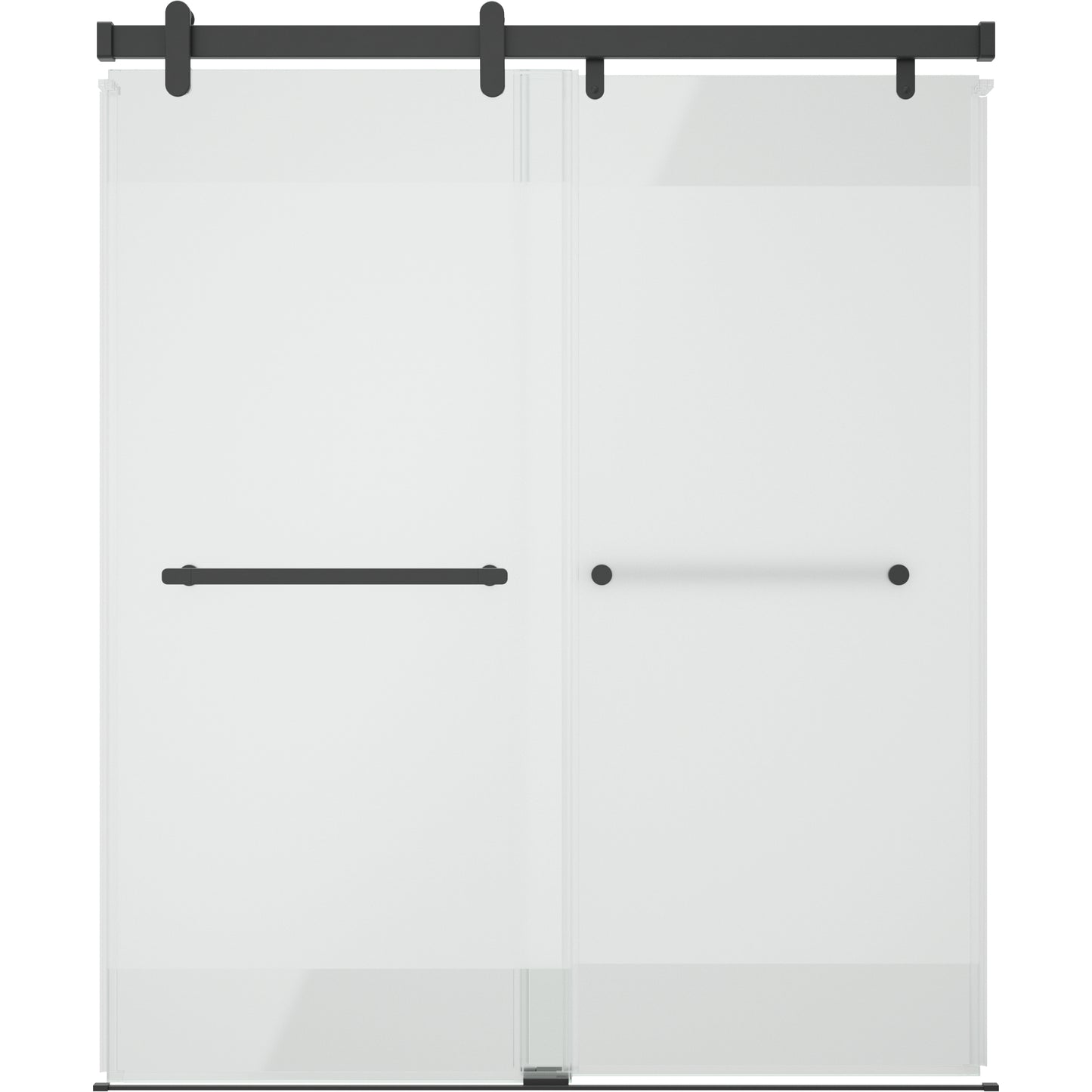 60" Shower / Privacy / Matte Black