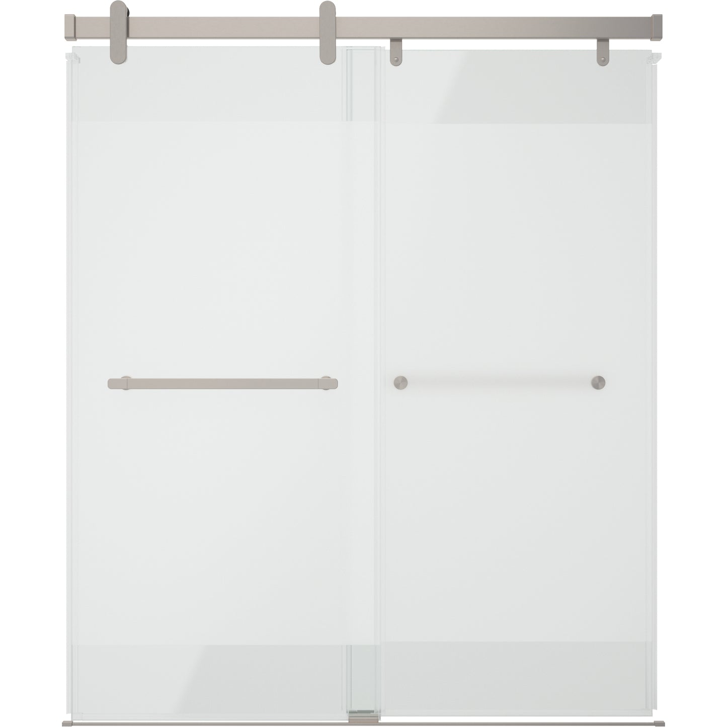 60" Shower / Privacy / Brushed Nickel (Shower Door)