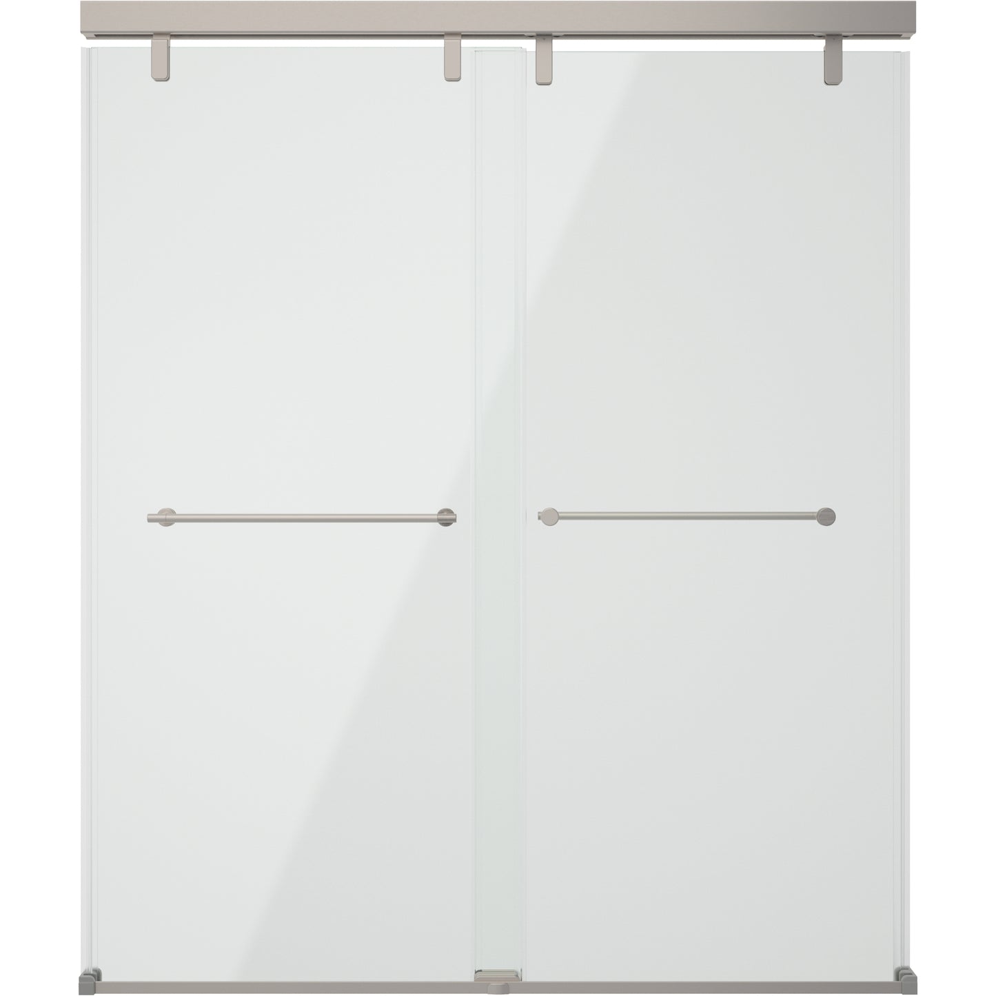 60" Shower / Clear / Brushed Nickel (Delta)