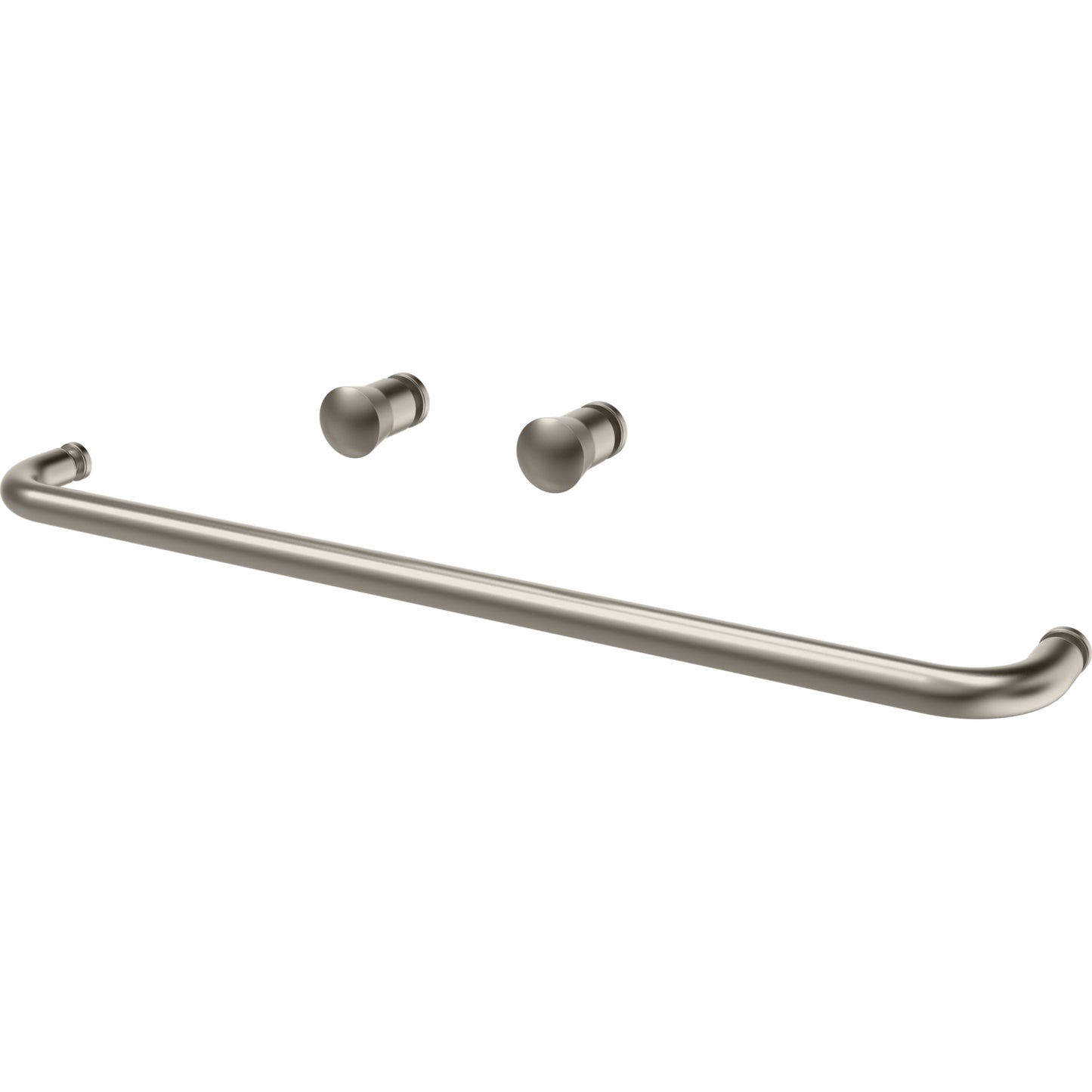 60" Shower / Clear / Brushed Nickel (Shower Door)