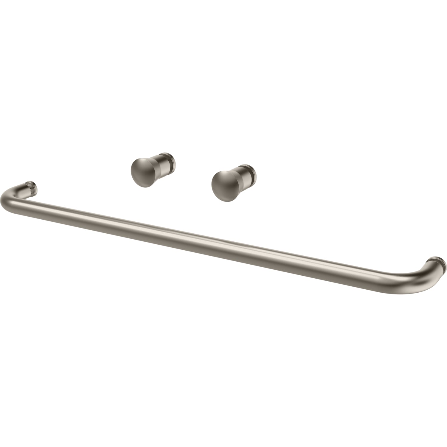 60" Shower / Clear / Brushed Nickel (Shower Door)