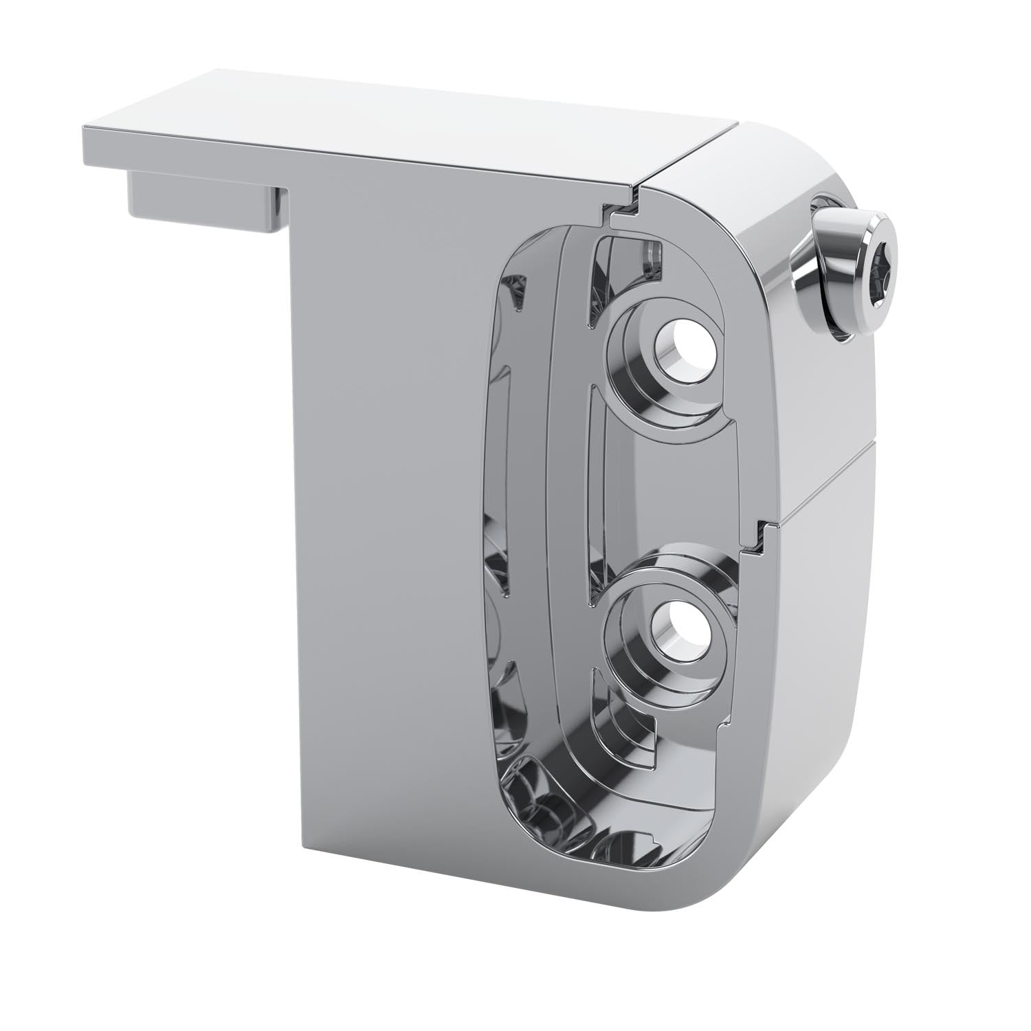 Shower door left collar
