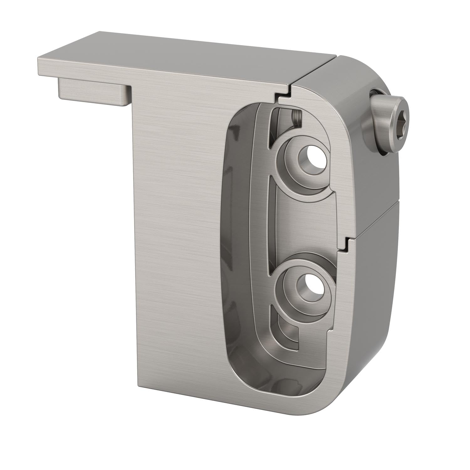Shower door left collar