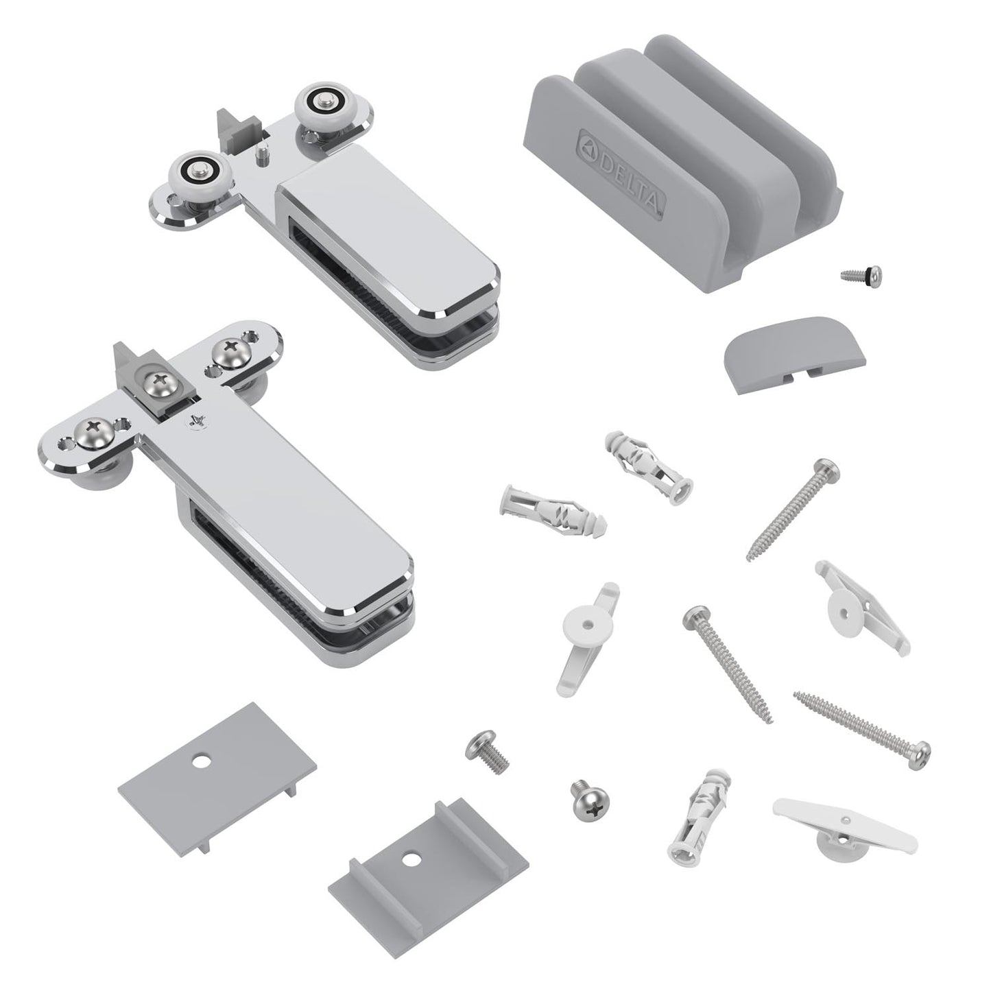 Shower door replacement roller kit