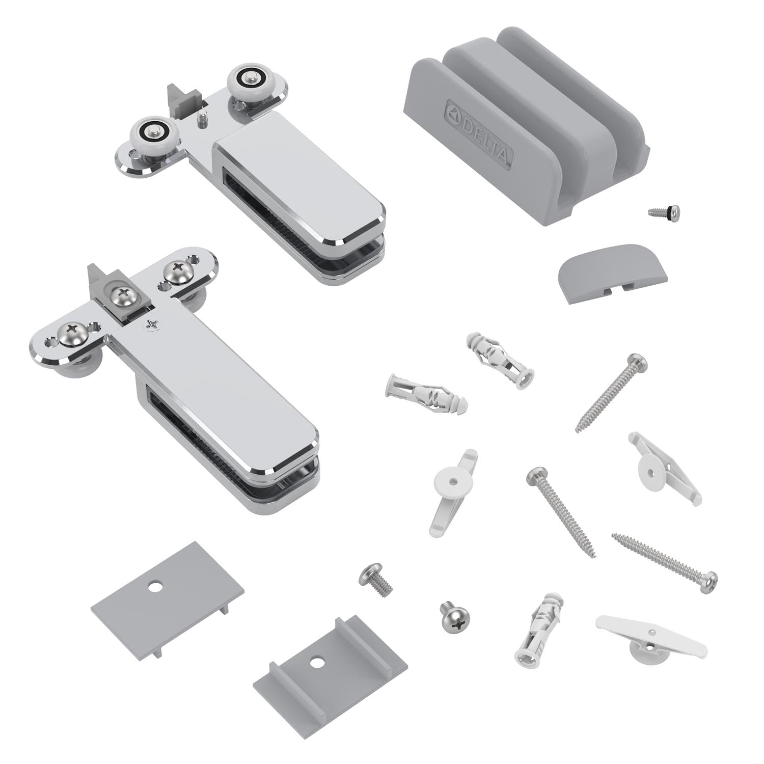 Shower door replacement roller kit