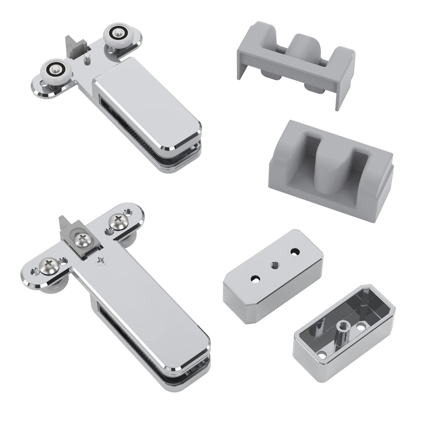 Shower door replacement roller kit