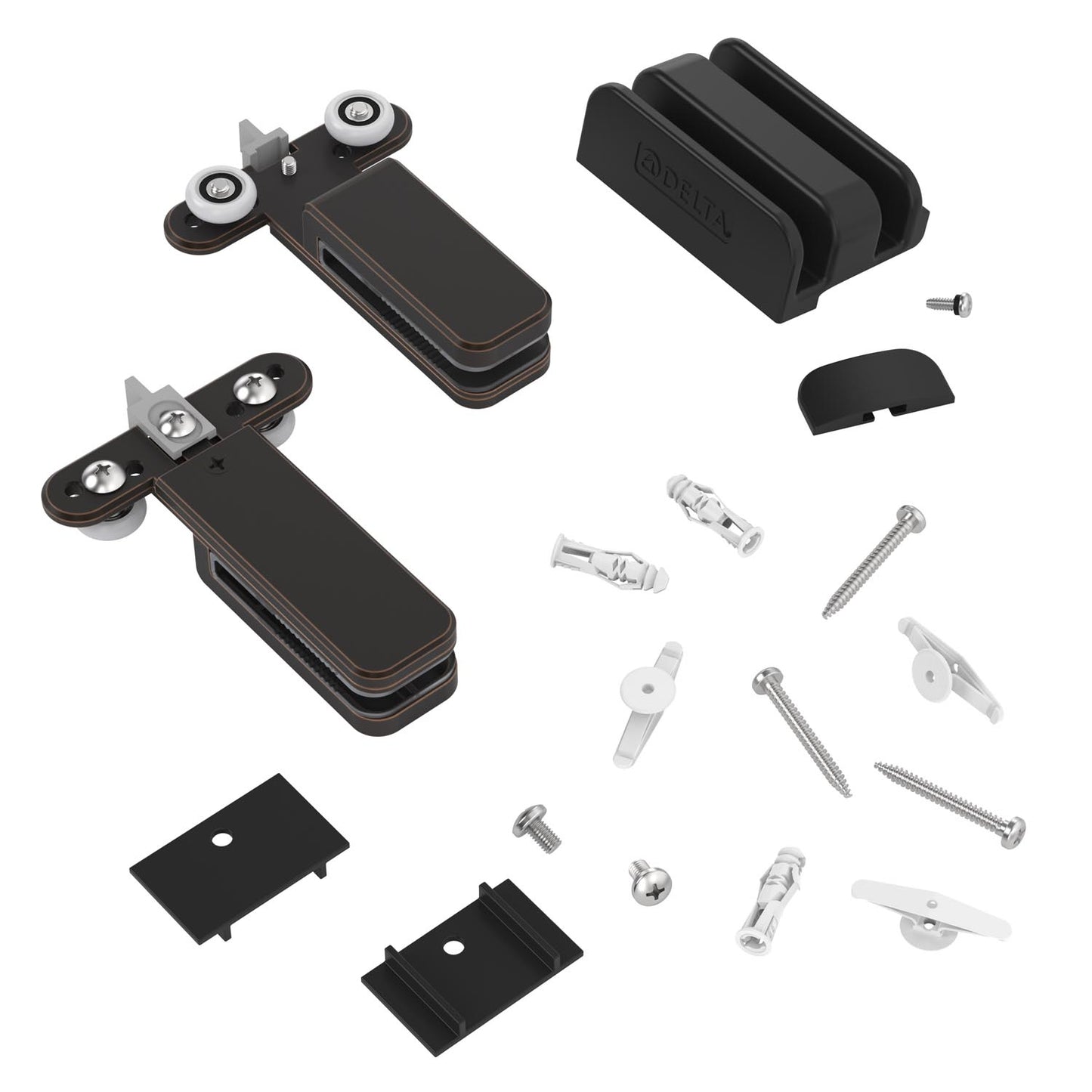 Shower door replacement roller kit