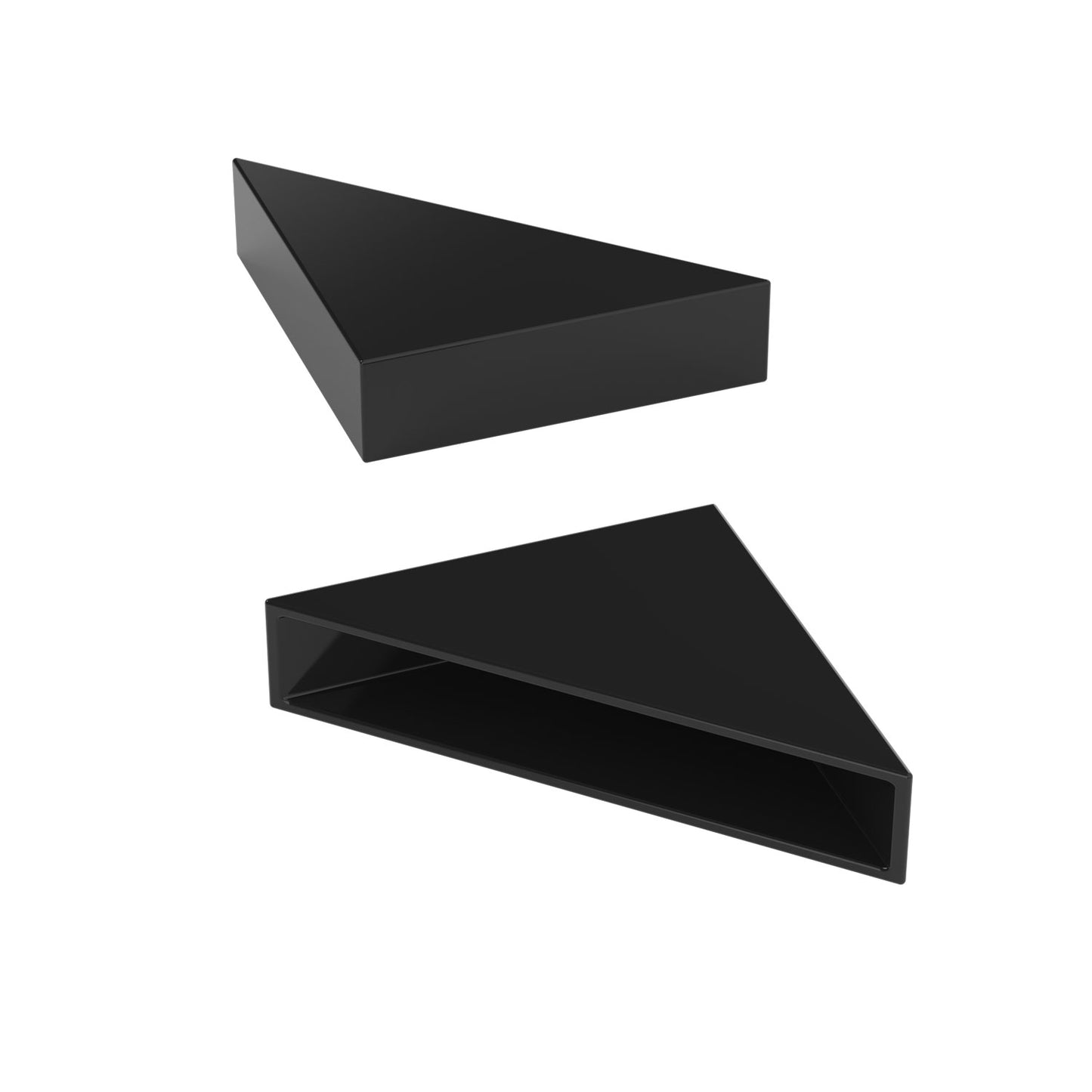 Two corner protectors in black