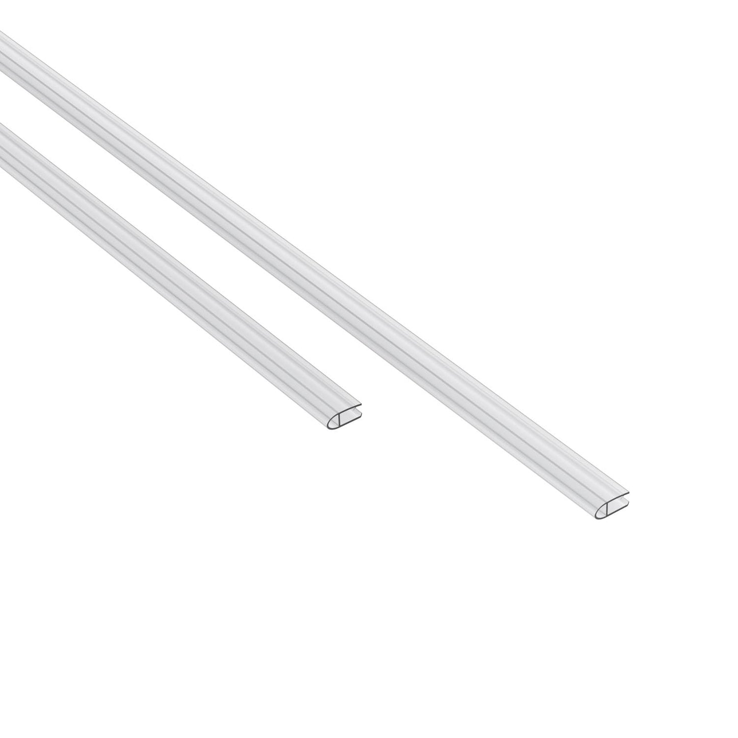 Shower door bubble seals