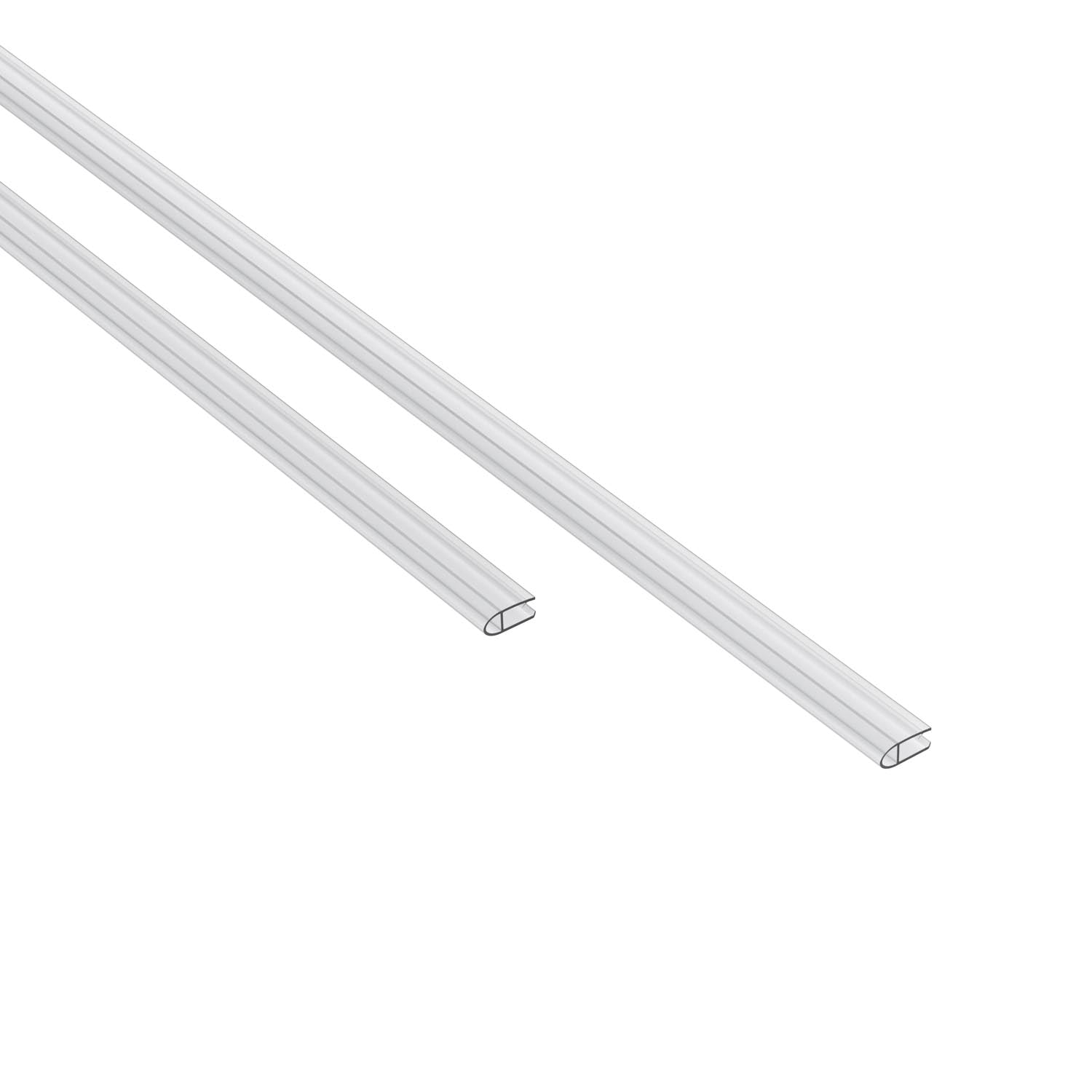 Shower door bubble seals