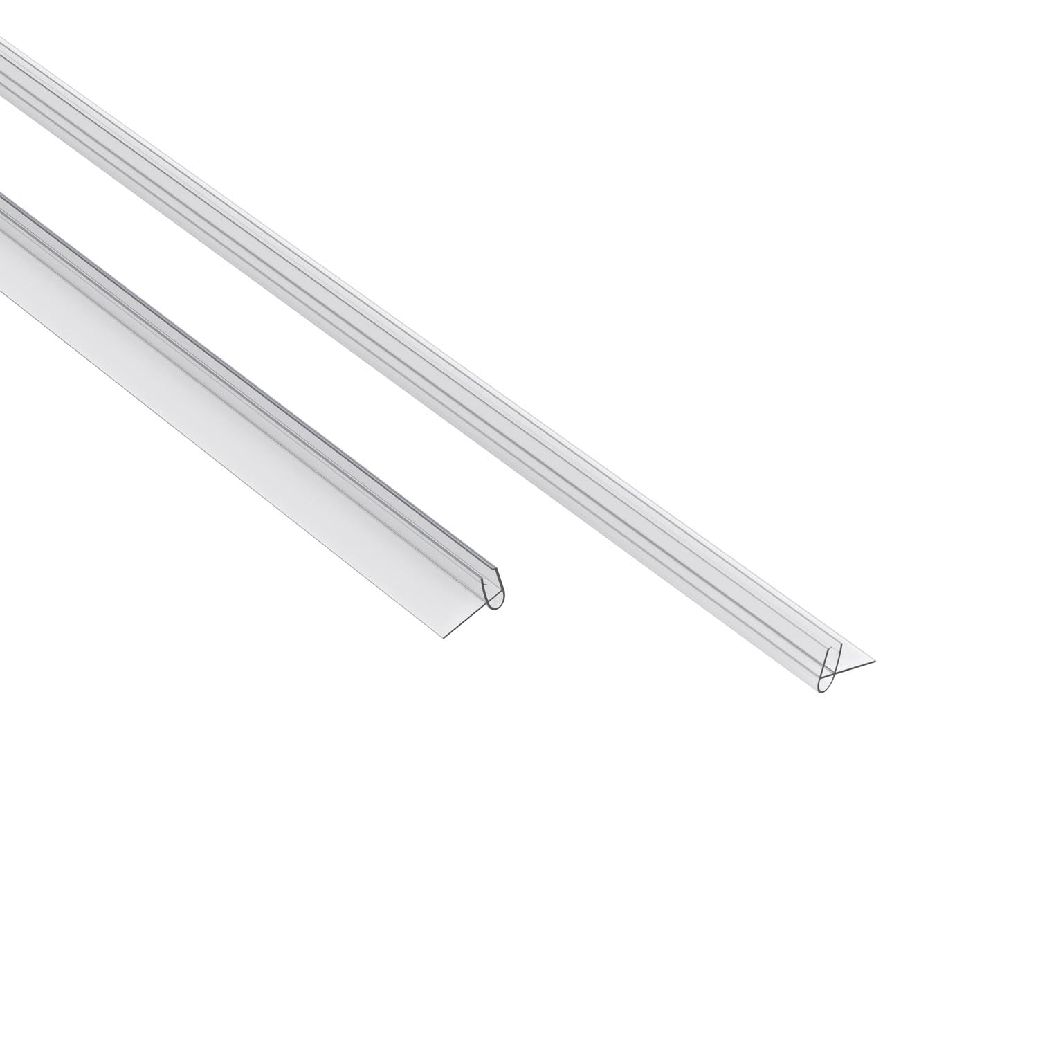 Shower door blade seals