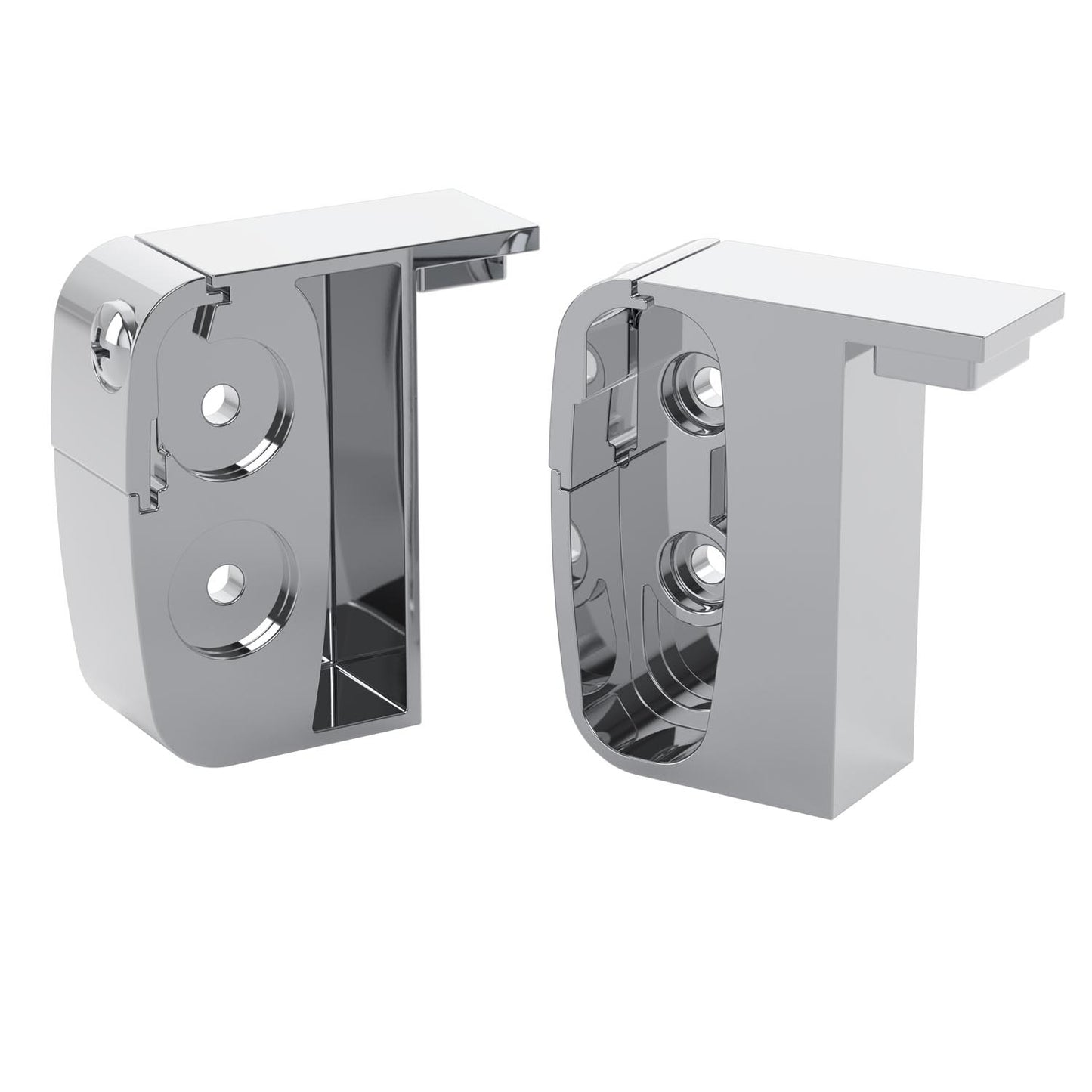 Shower door collars