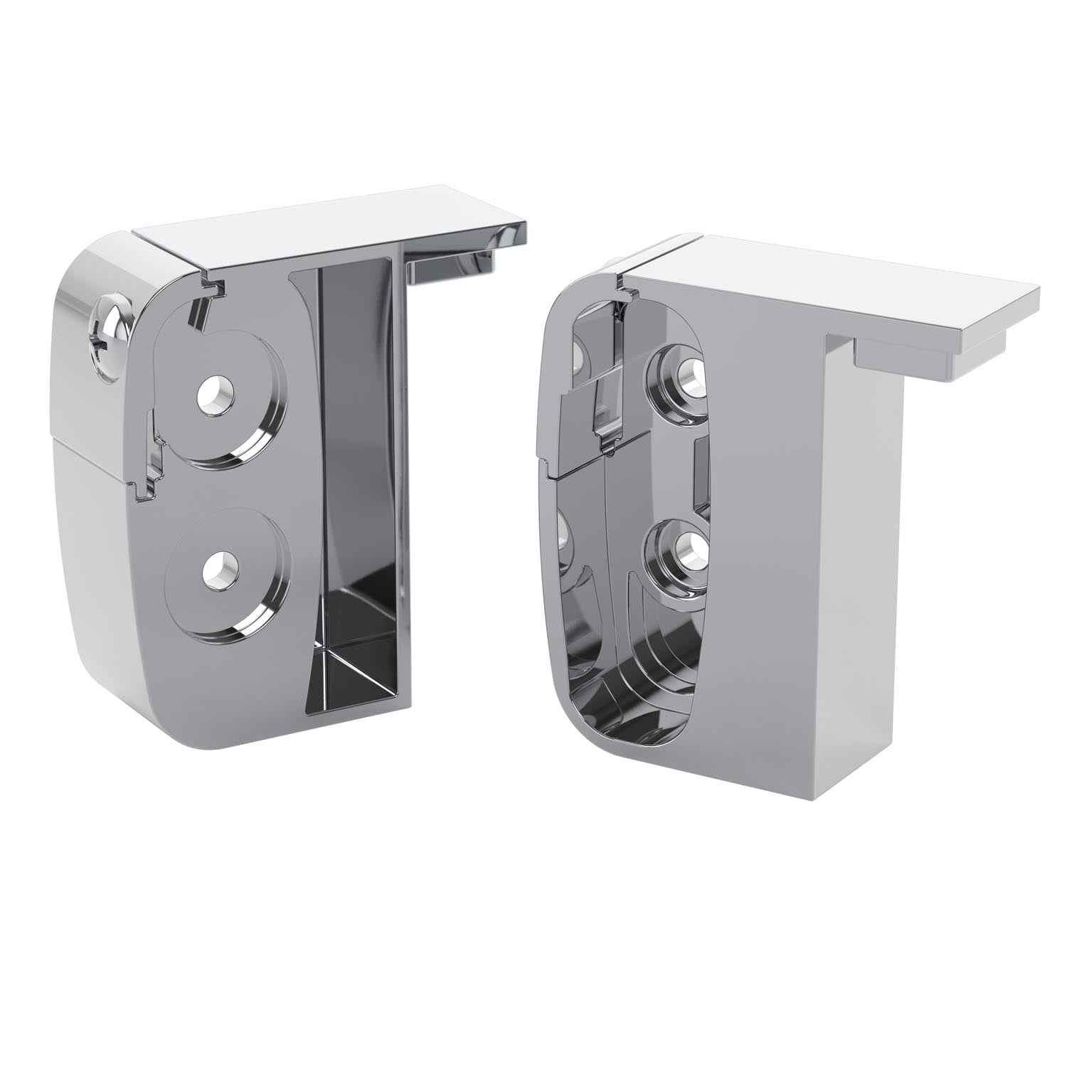Shower door collars
