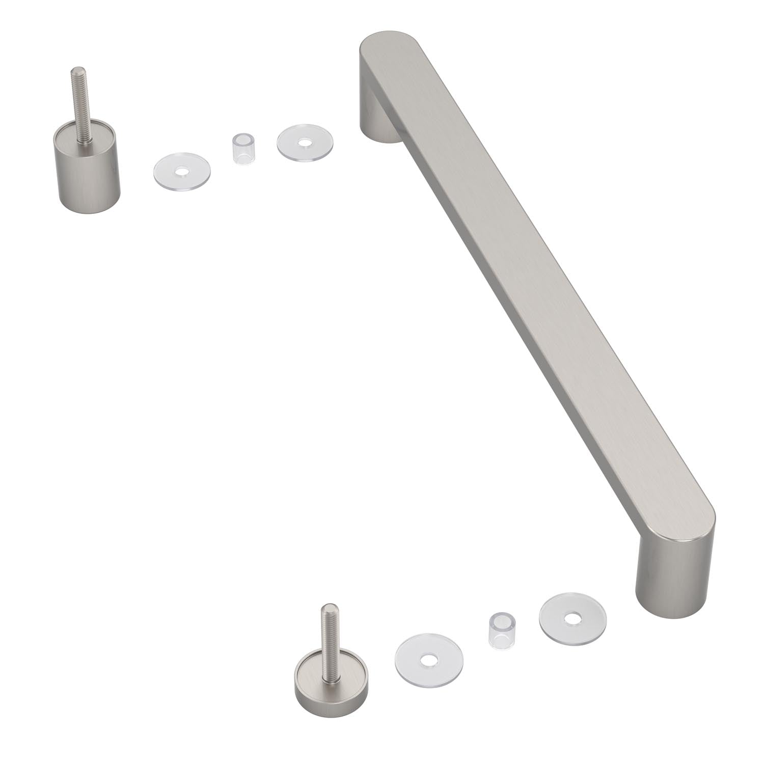 Shower door replacement handle and hardware