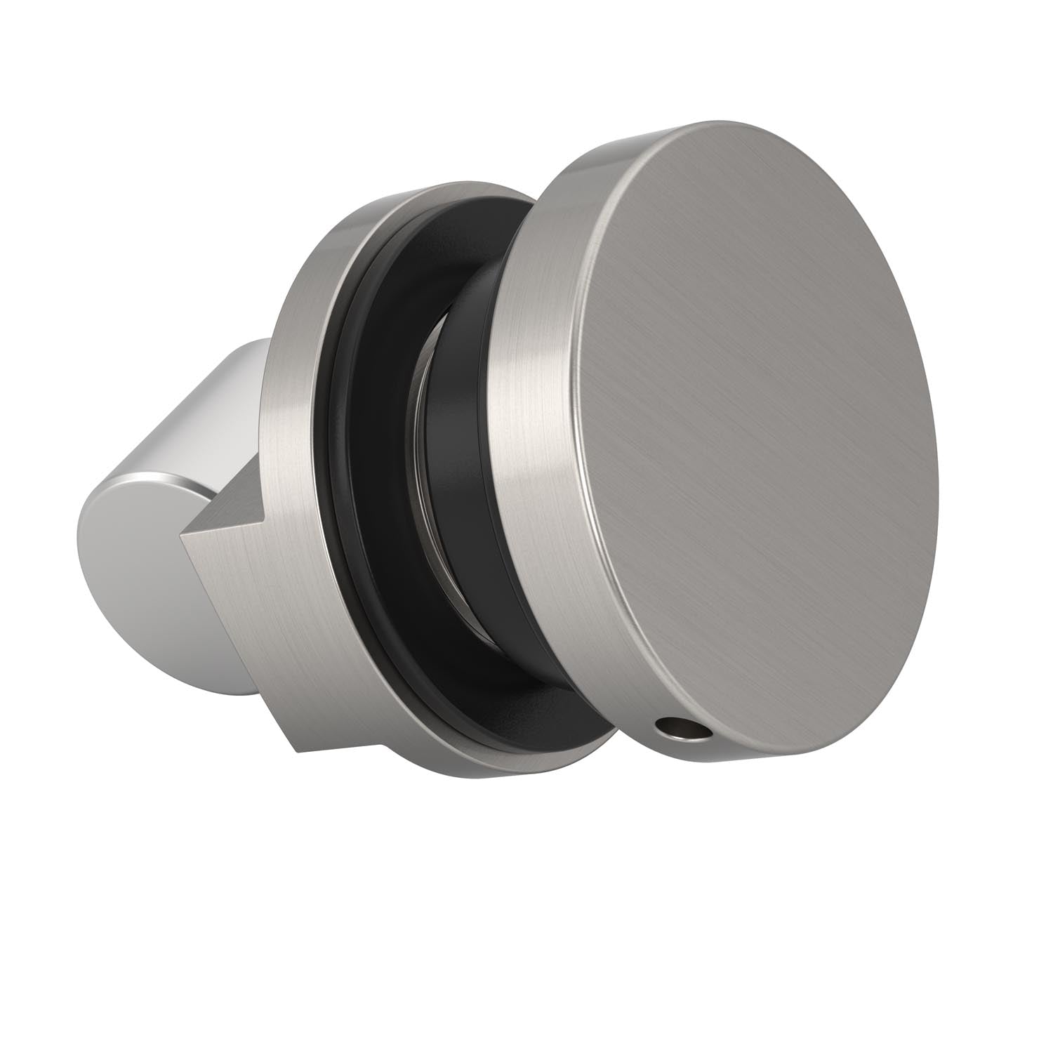 Shower door fixed panel bracket 