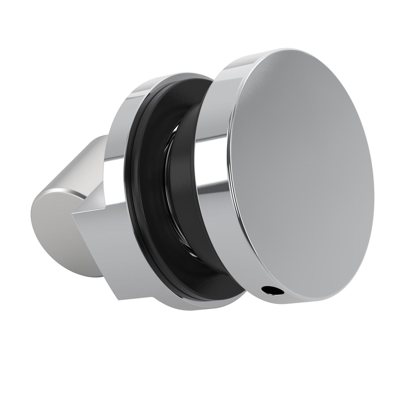 Shower door fixed panel bracket 