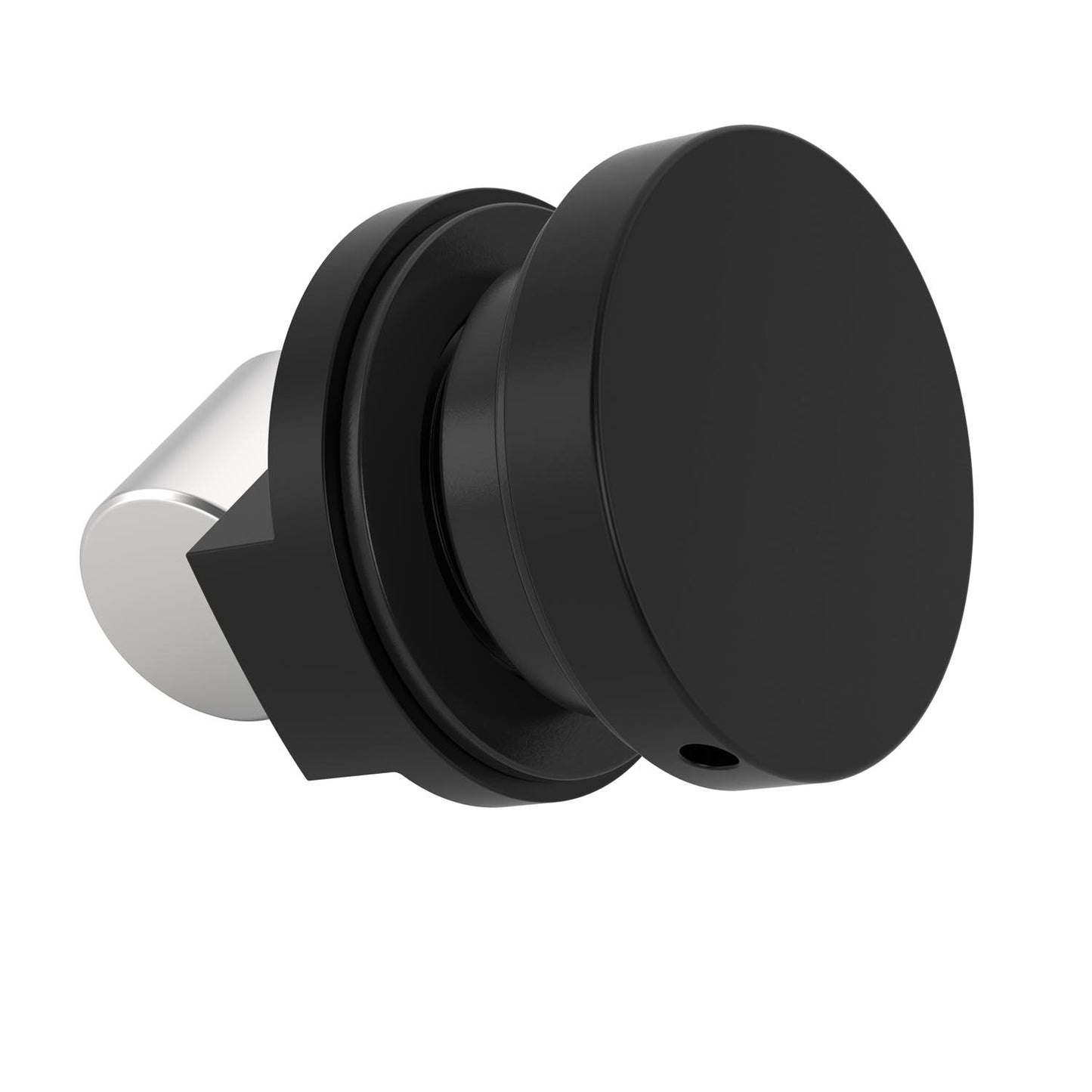 Shower door fixed panel bracket 