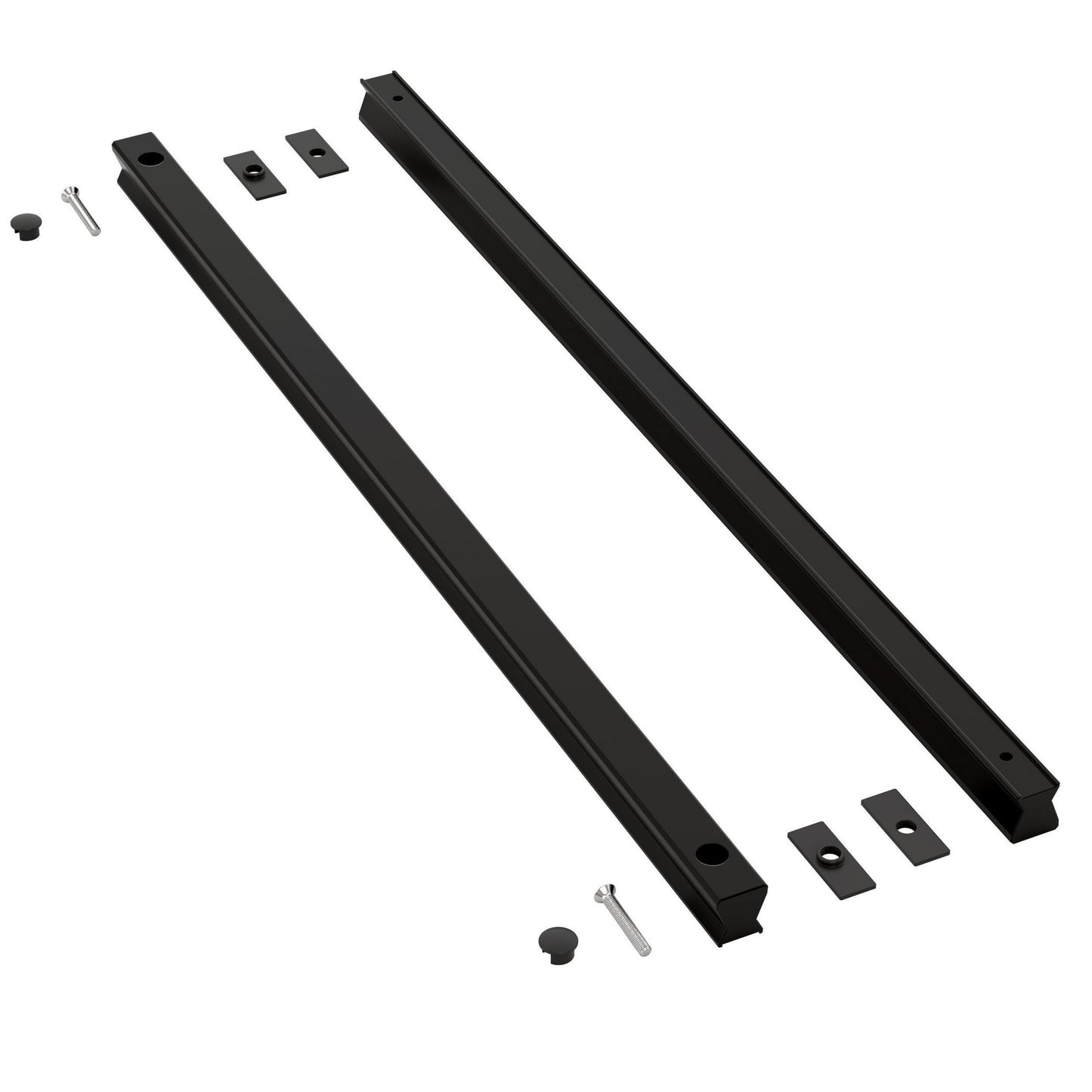 Shower door replacement handle assembly