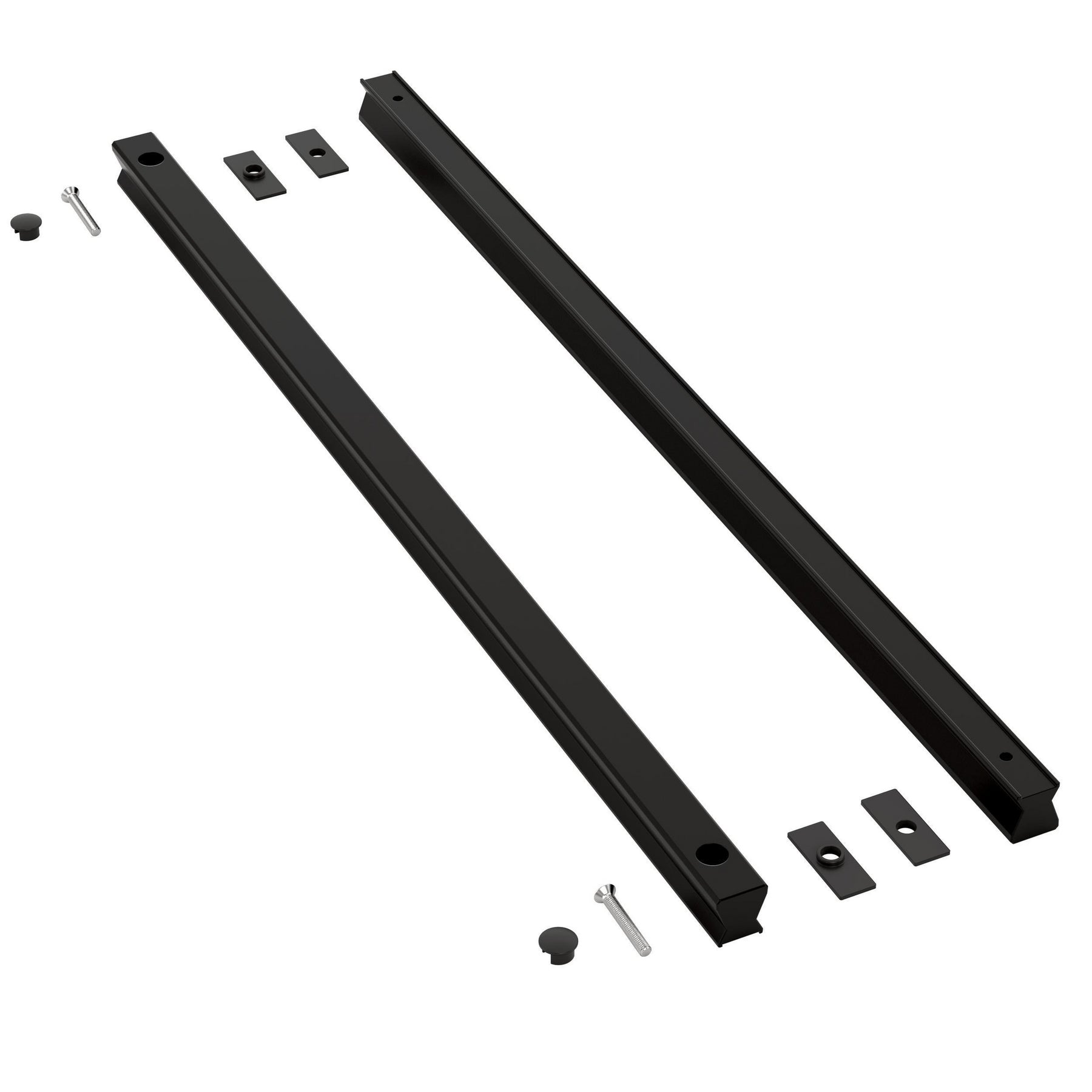 Shower door replacement handle assembly