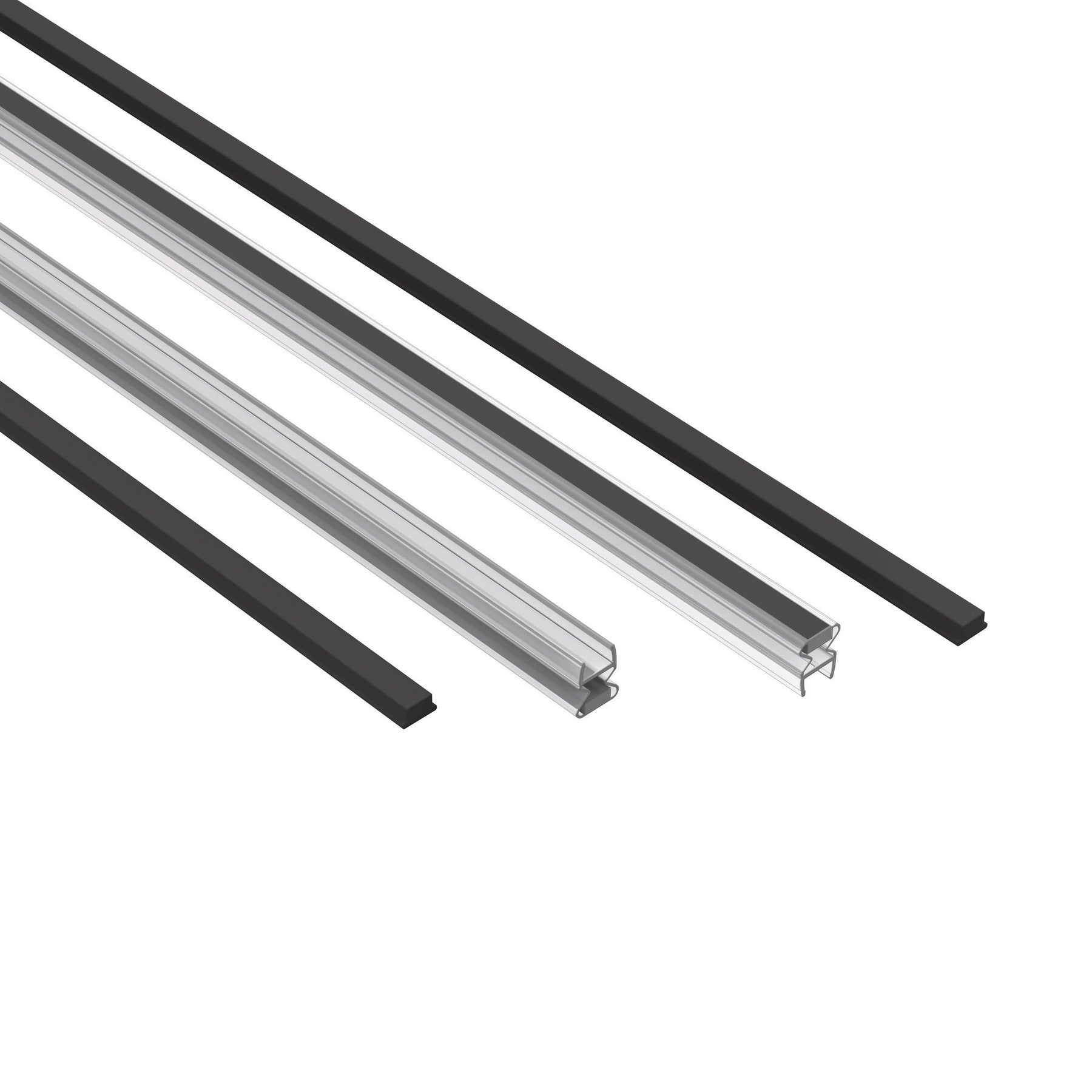 Shower door replacement tub magnetic strip