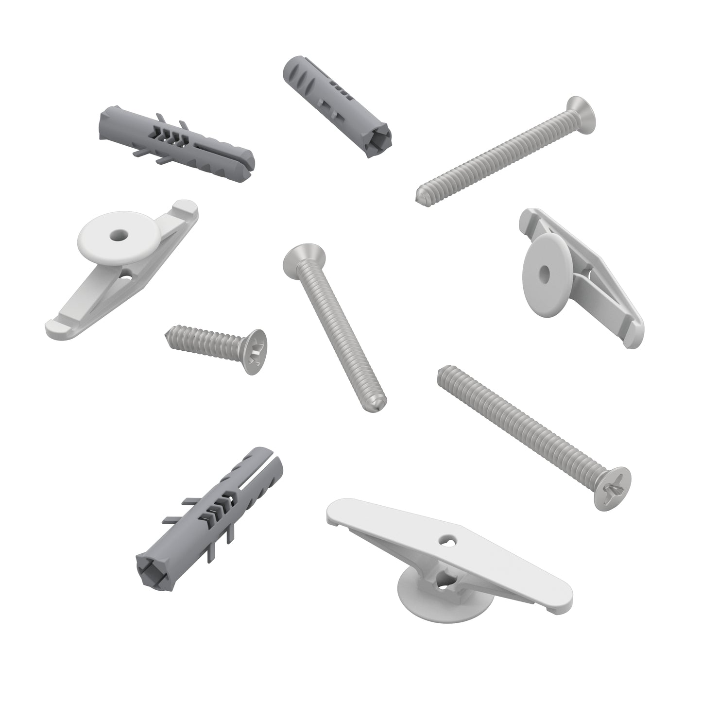 Replacement screws and anchors