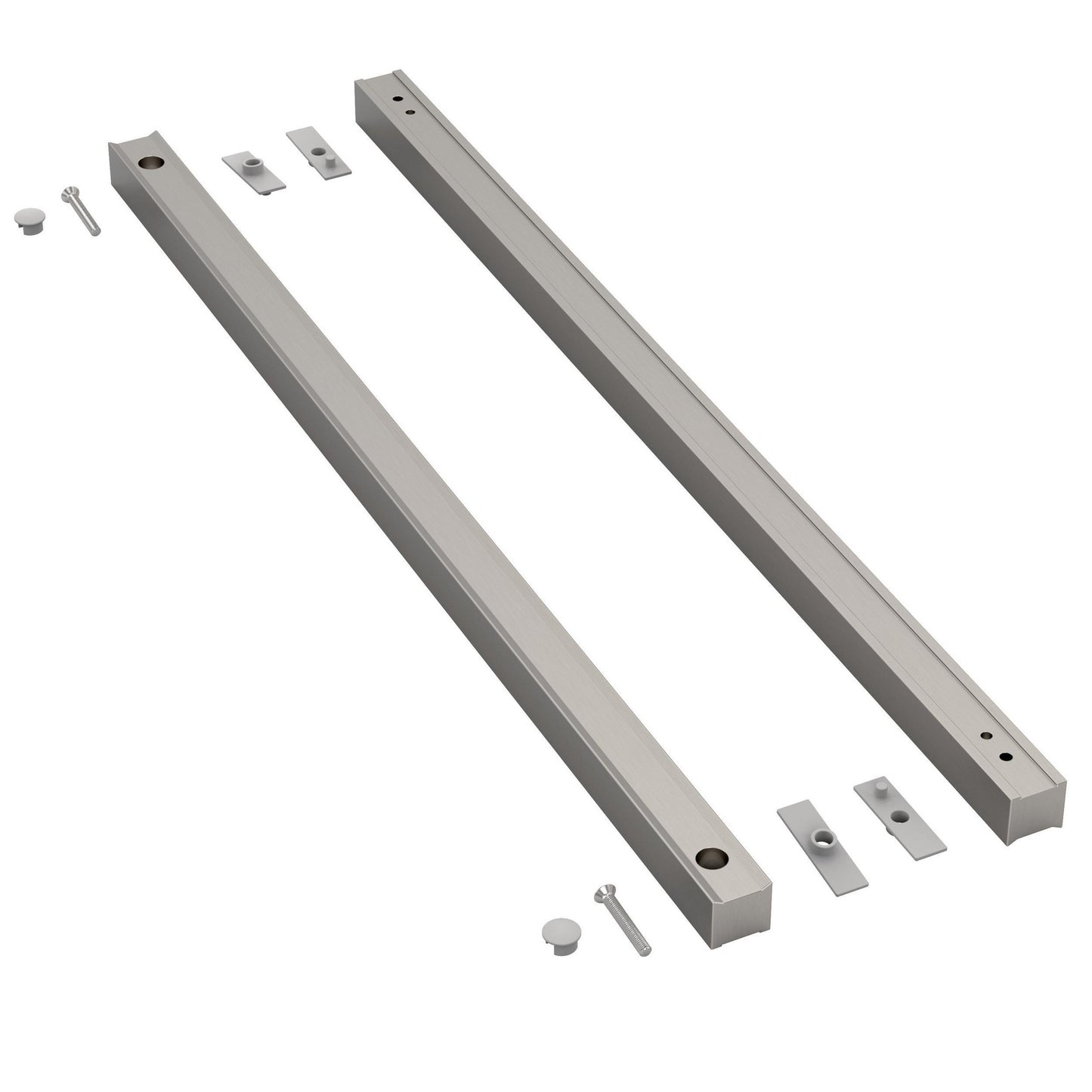 Shower door replacement handle assembly