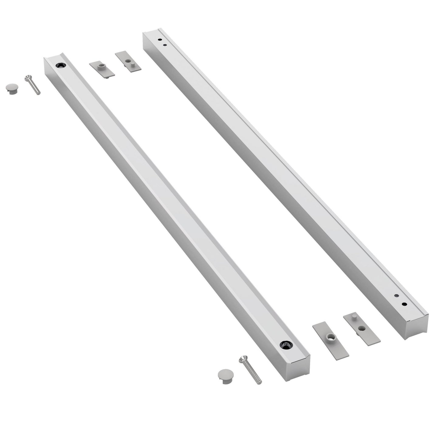 Shower door replacement handle assembly