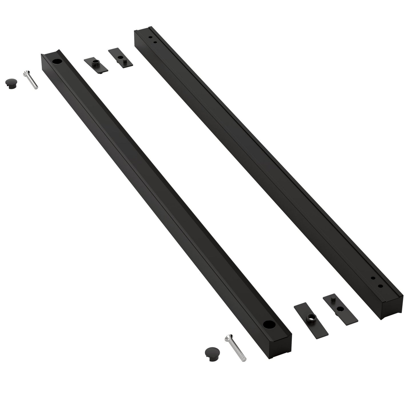 Shower door replacement handle assembly