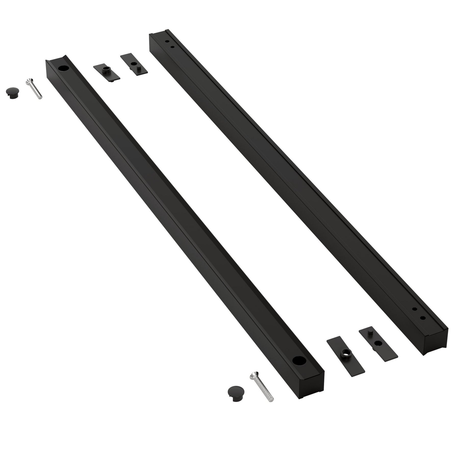 Shower door replacement handle assembly