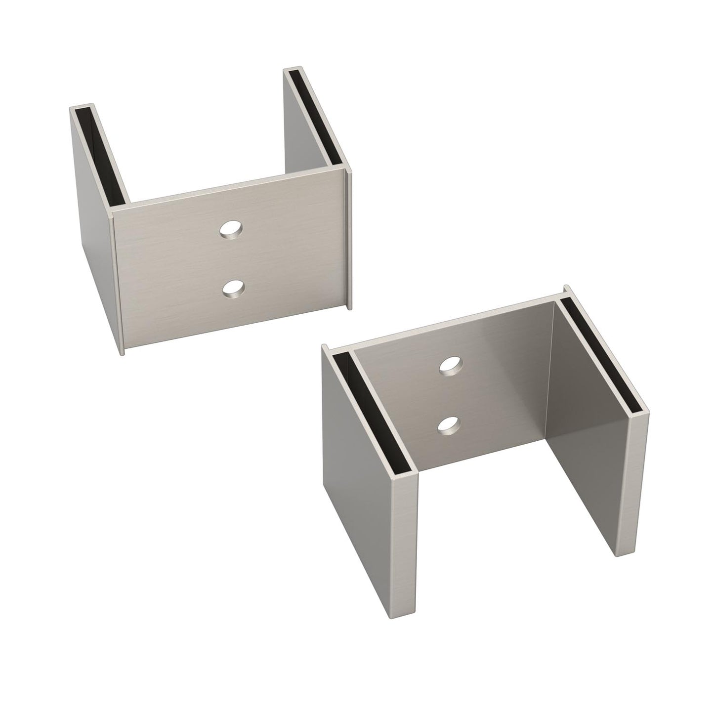 wall brackets in satin nickel